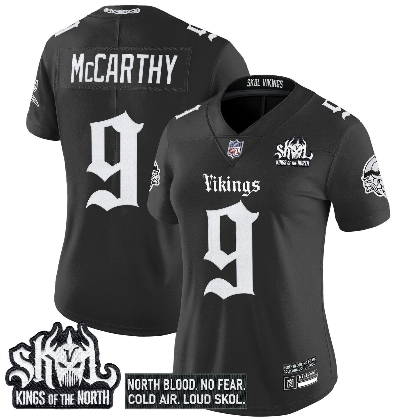 Camisa NFL Women’s Minnesota ‘Gothic Norseblood Edition’ Vapor Limited Jersey