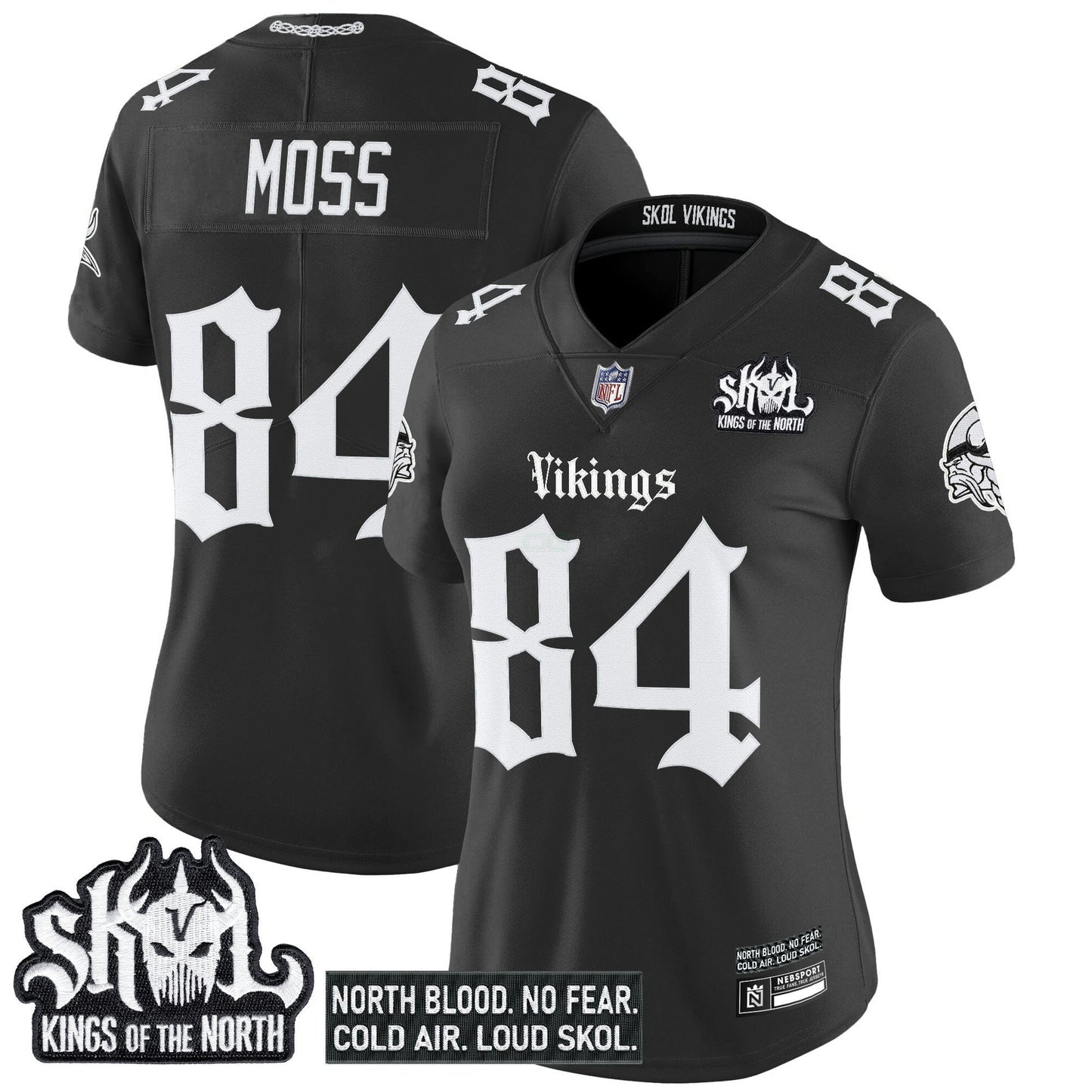 Camisa NFL Women’s Minnesota ‘Gothic Norseblood Edition’ Vapor Limited Jersey
