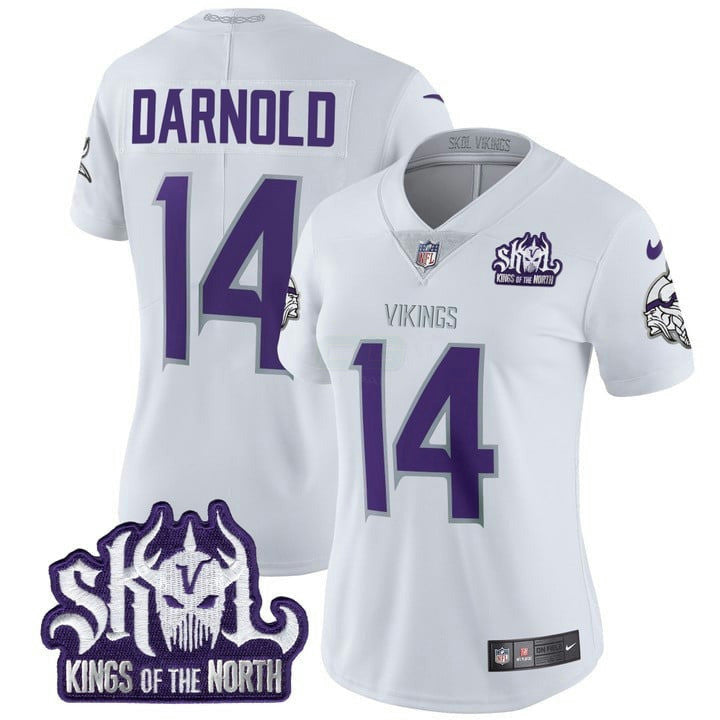 Camisa NFL Women’s Minnesota Kings Of The North Patch Vapor Limited Jersey