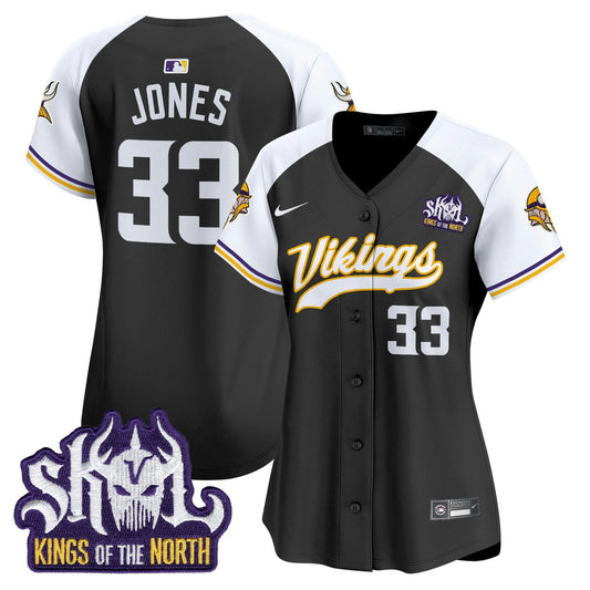 Camisa NFL Women’s Minnesota Kings Of The North Patch Vapor Premier Limited Jersey
