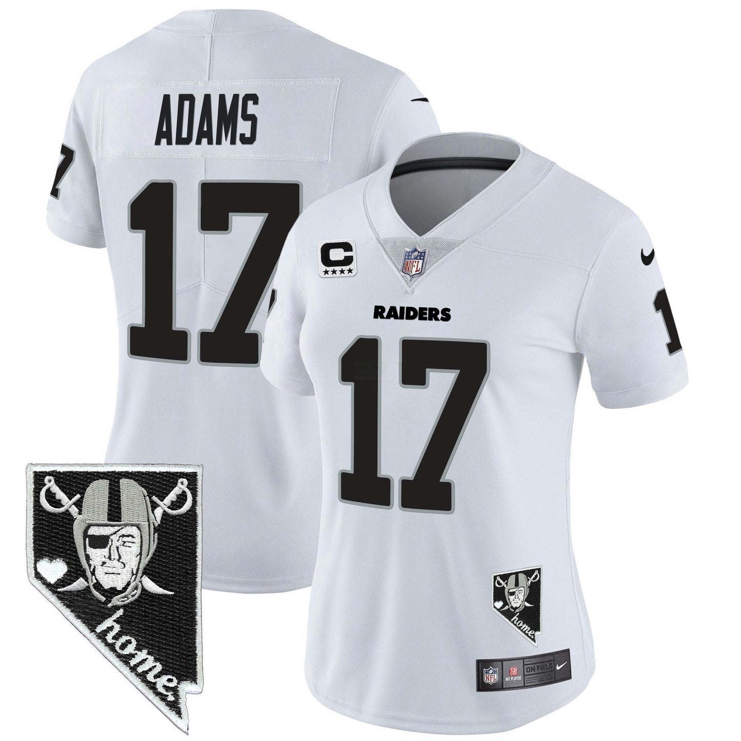 Camisa NFL Women’s Nevada Home Patch Vapor Jersey