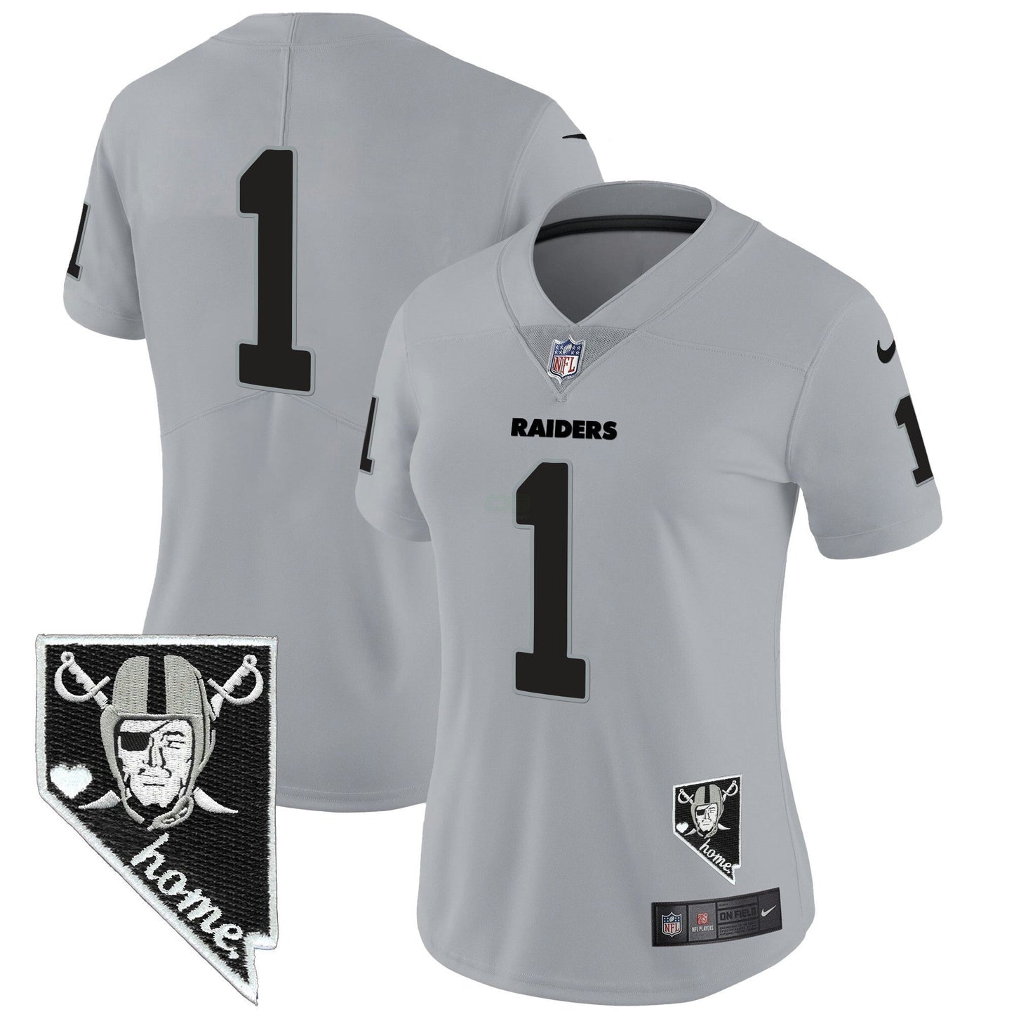 Camisa NFL Women’s Nevada Home Patch Vapor Jersey