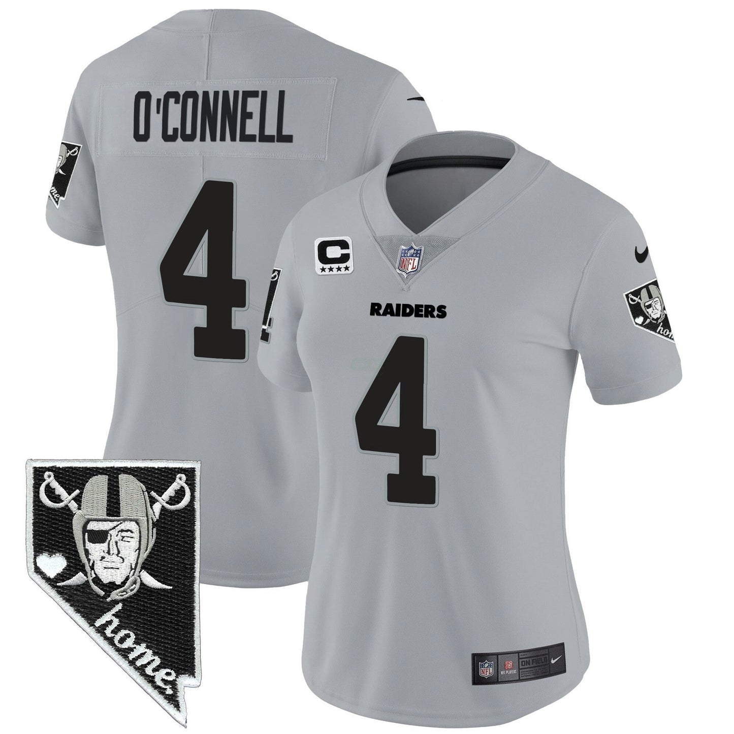 Camisa NFL Women’s Nevada Home Patch Vapor Jersey