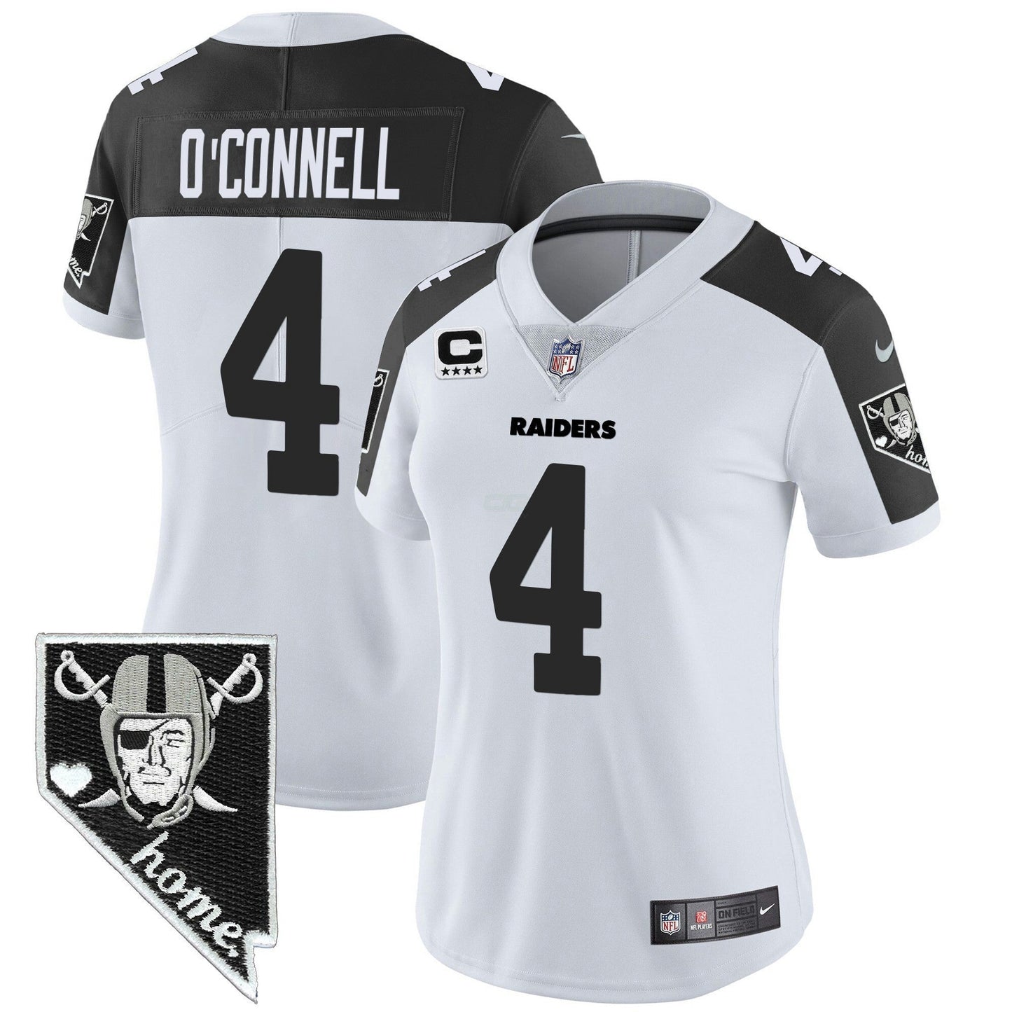 Camisa NFL Women’s Nevada Home Patch Vapor Jersey