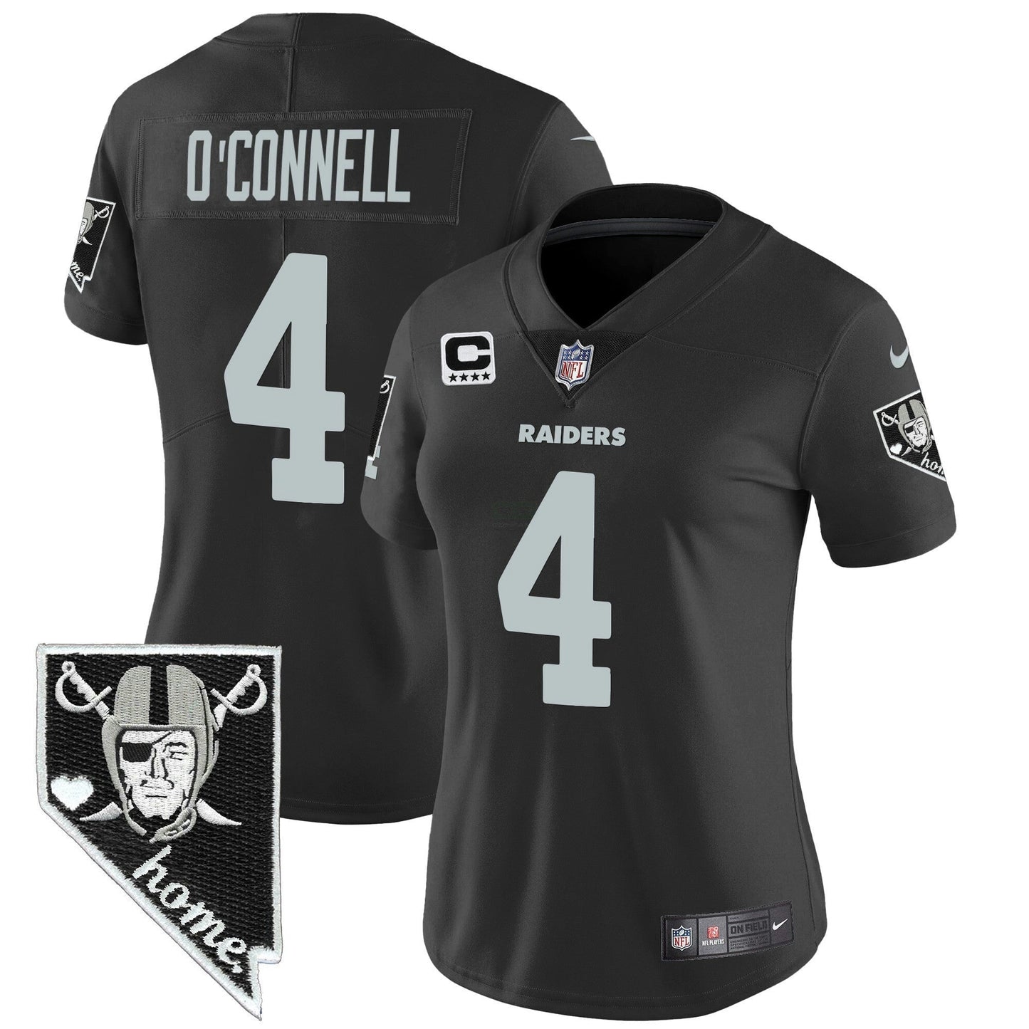 Camisa NFL Women’s Nevada Home Patch Vapor Jersey