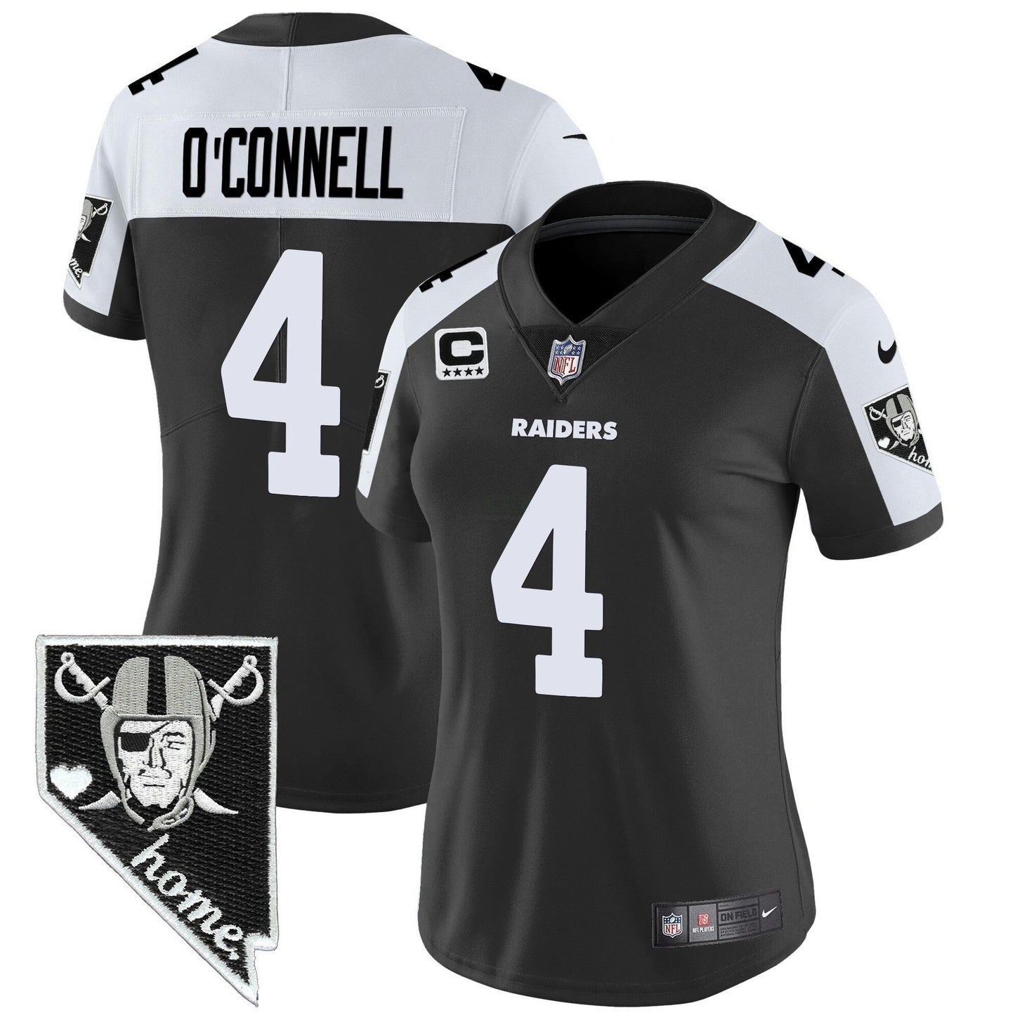 Camisa NFL Women’s Nevada Home Patch Vapor Jersey