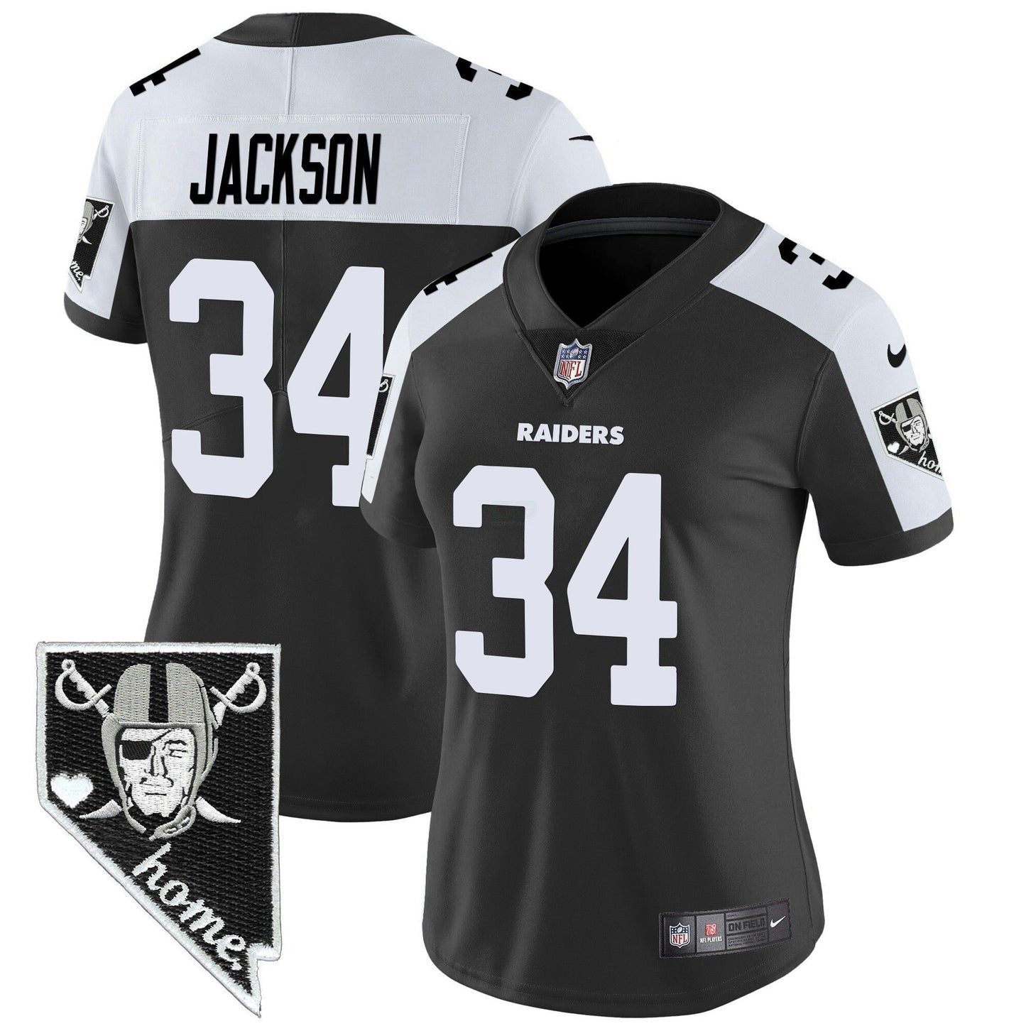 Camisa NFL Women’s Nevada Home Patch Vapor Jersey