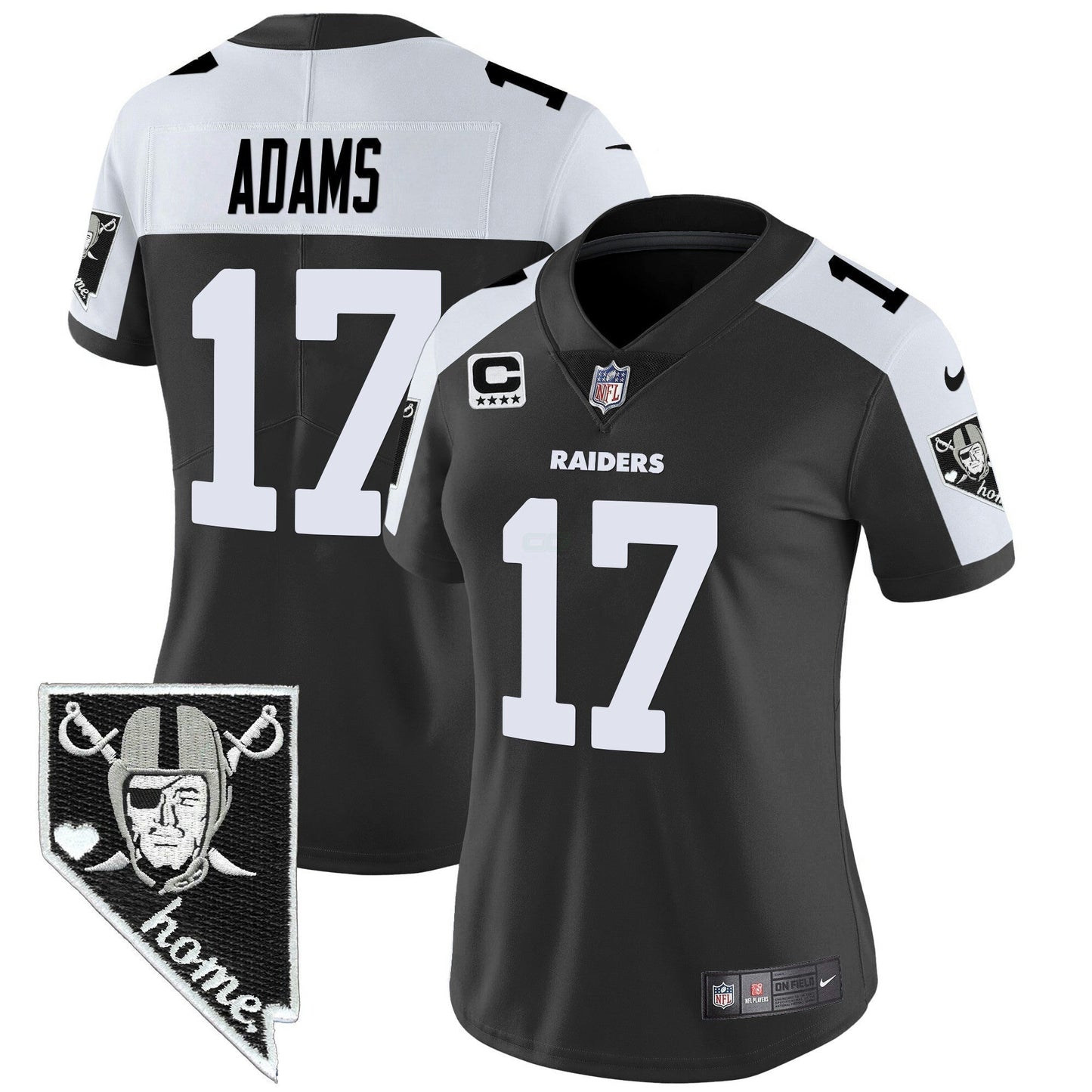 Camisa NFL Women’s Nevada Home Patch Vapor Jersey