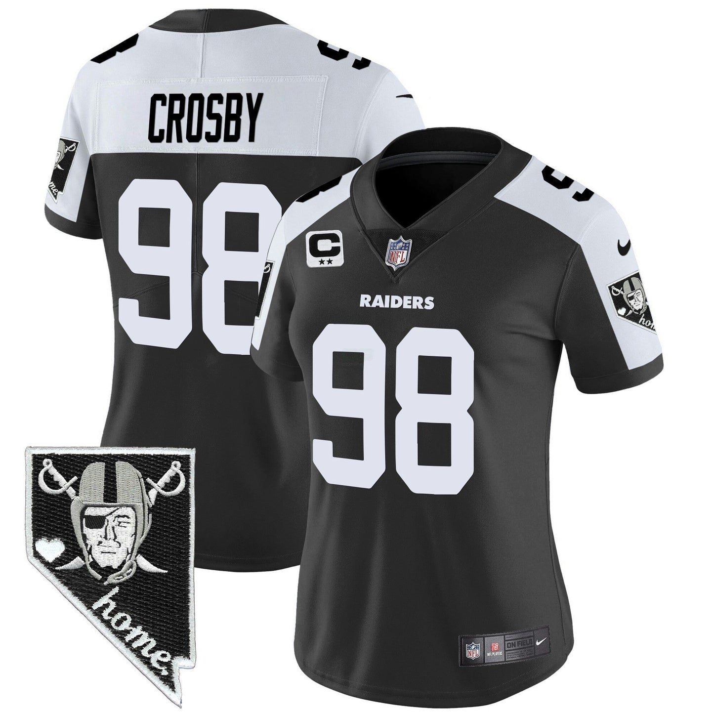Camisa NFL Women’s Nevada Home Patch Vapor Jersey