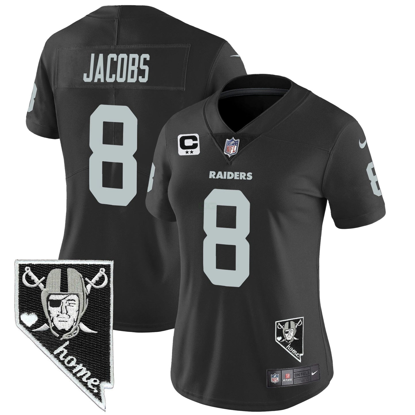 Camisa NFL Women’s Nevada Home Patch Vapor Jersey