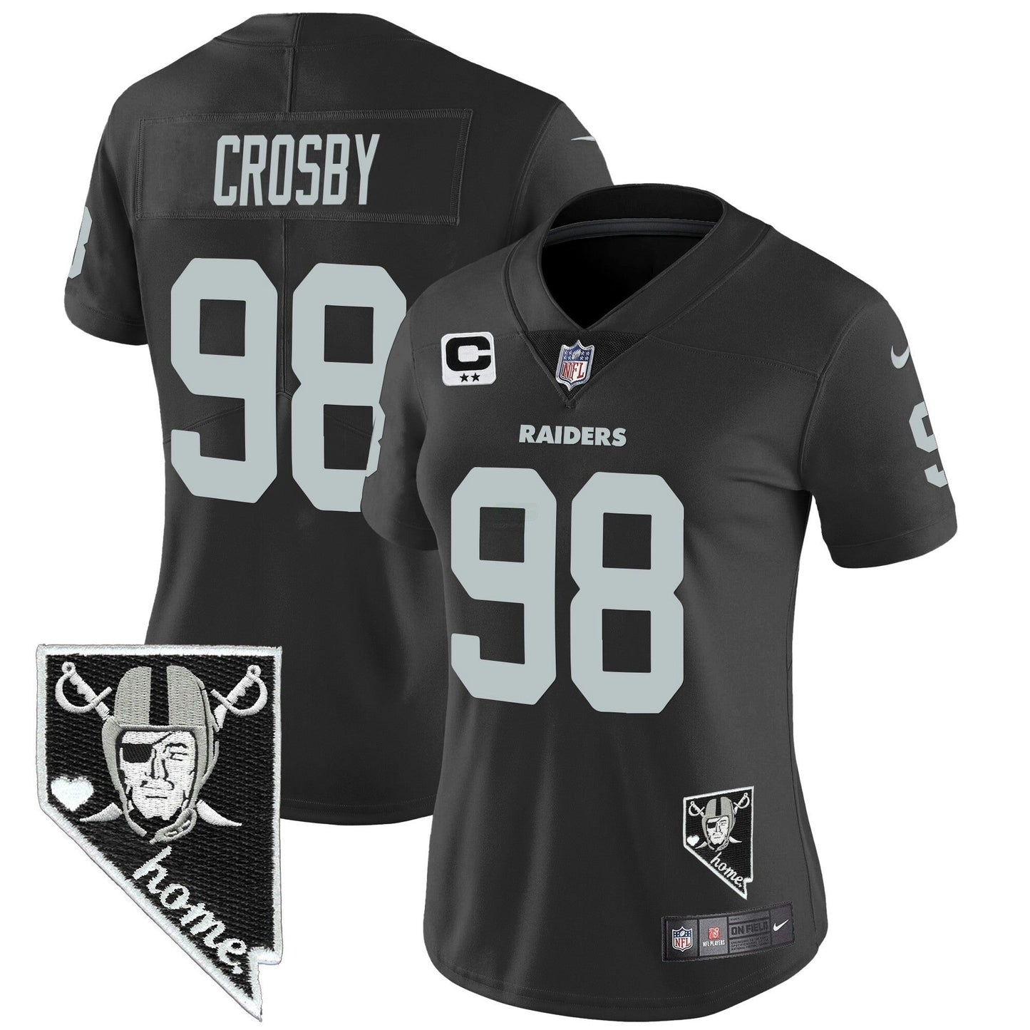 Camisa NFL Women’s Nevada Home Patch Vapor Jersey