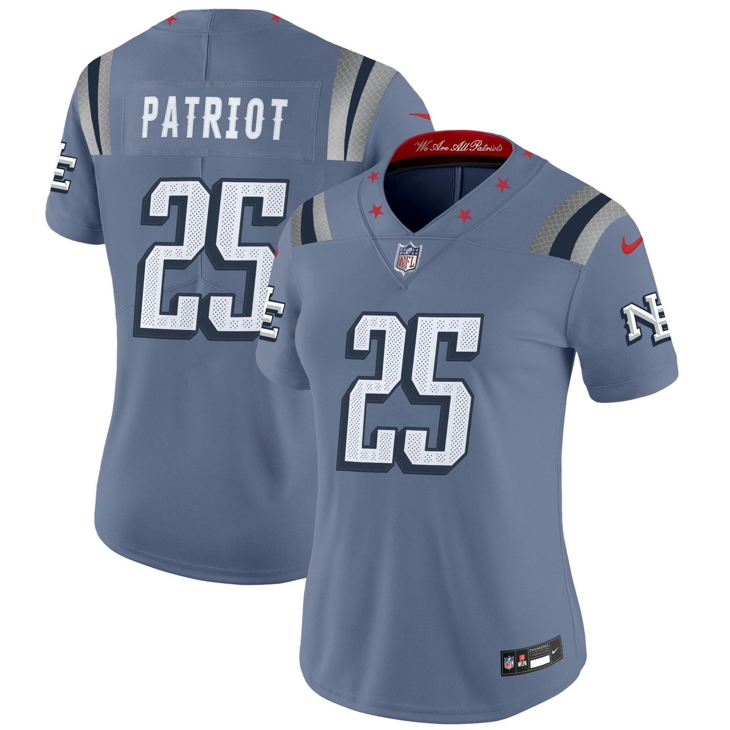 Camisa NFL Women’s New England 2025 “Rivalries” Vapor Limited Jersey