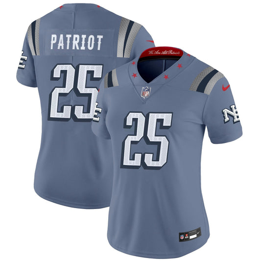 Camisa NFL Women’s New England 2025 “Rivalries” Vapor Limited Jersey