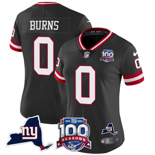 Camisa NFL Women’s New York 100th Season & State Patch Vapor Limited Jersey