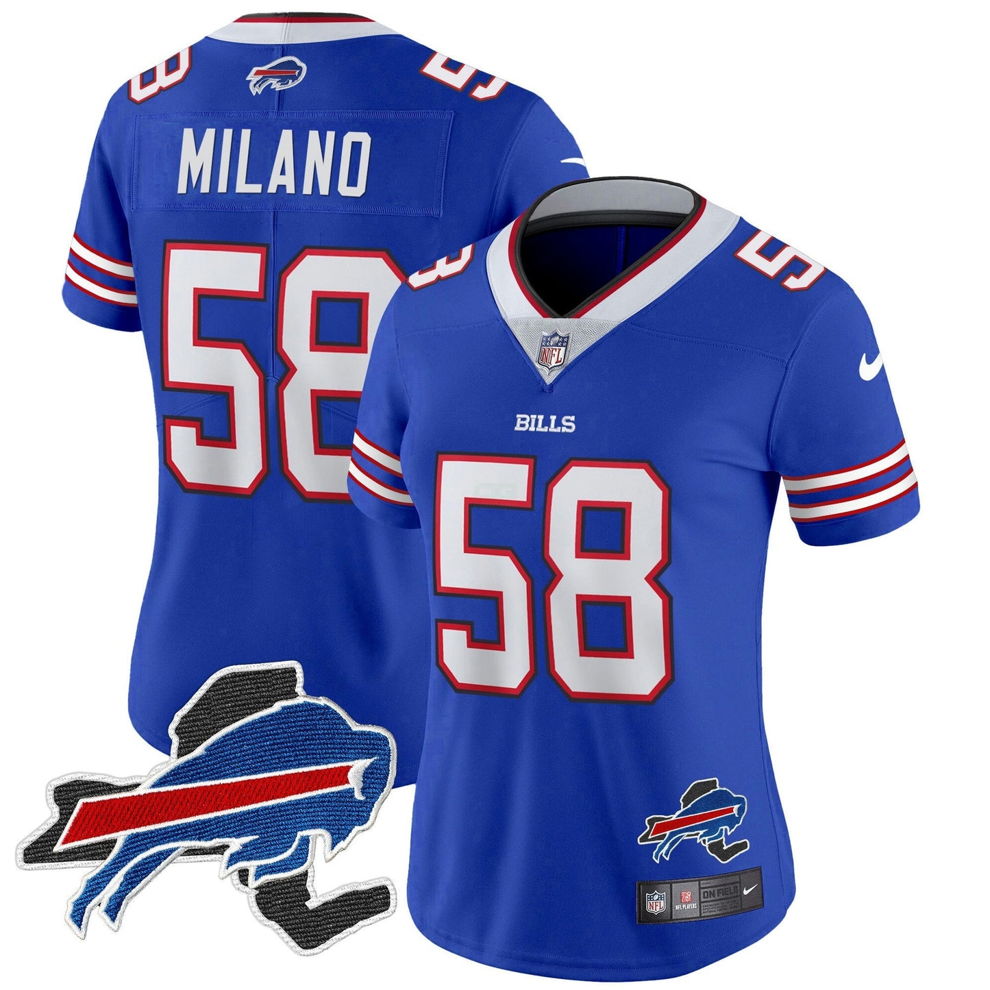 Camisa NFL Women’s New York Patch Vapor Limited Jersey