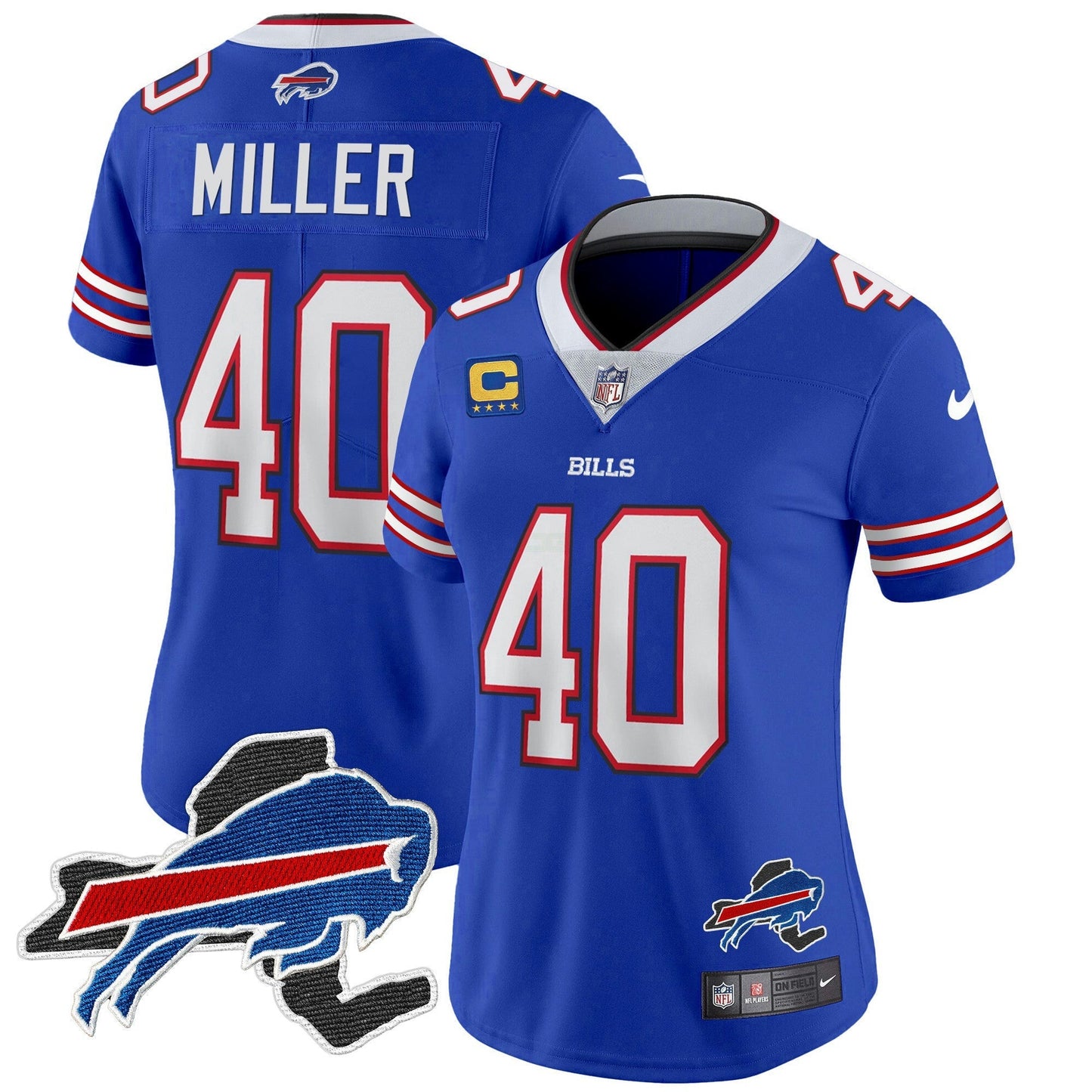 Camisa NFL Women’s New York Patch Vapor Limited Jersey
