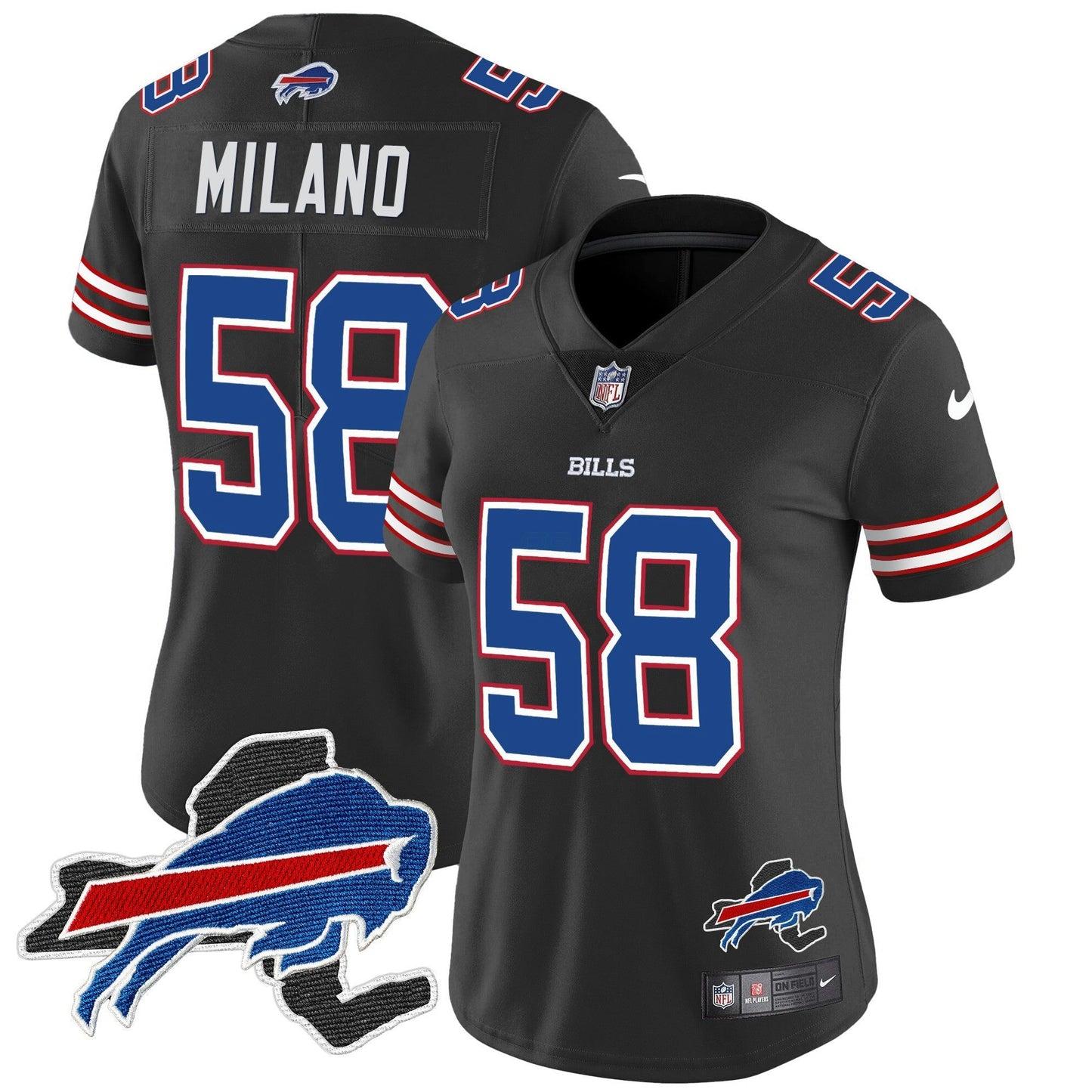 Camisa NFL Women’s New York Patch Vapor Limited Jersey