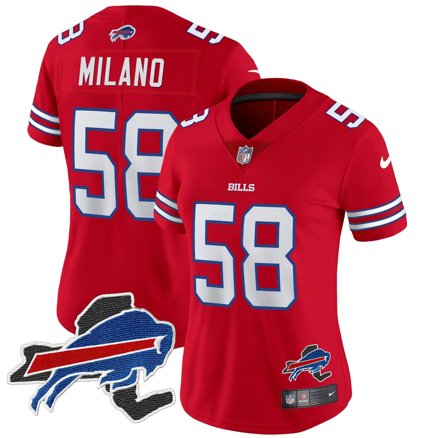 Camisa NFL Women’s New York Patch Vapor Limited Jersey