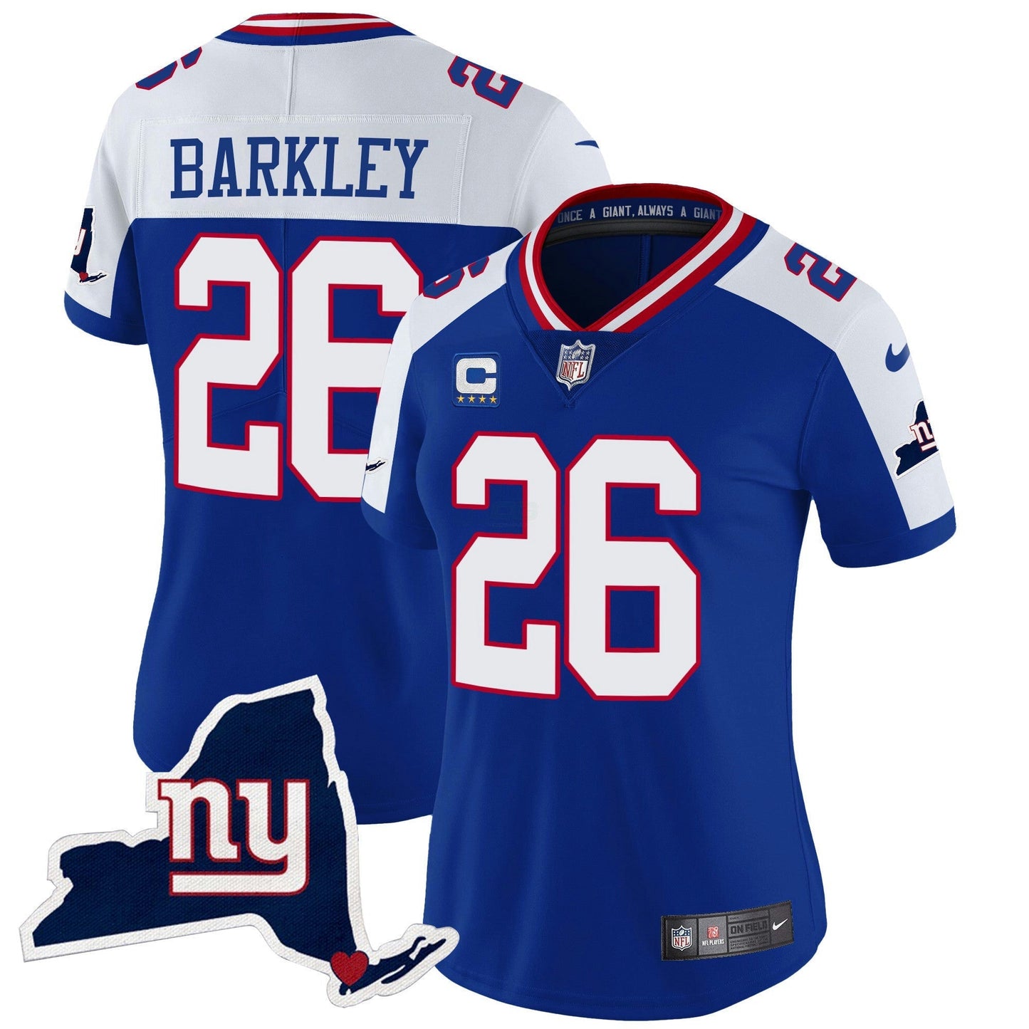 Camisa NFL Women’s New York State Map Patch Limited Jersey V2