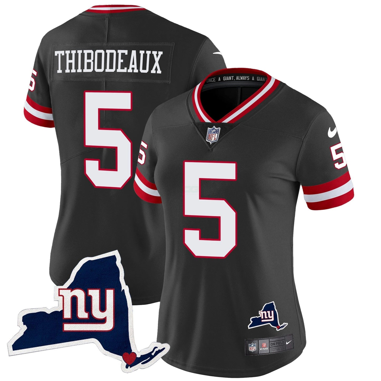 Camisa NFL Women’s New York State Map Patch Limited Jersey V2