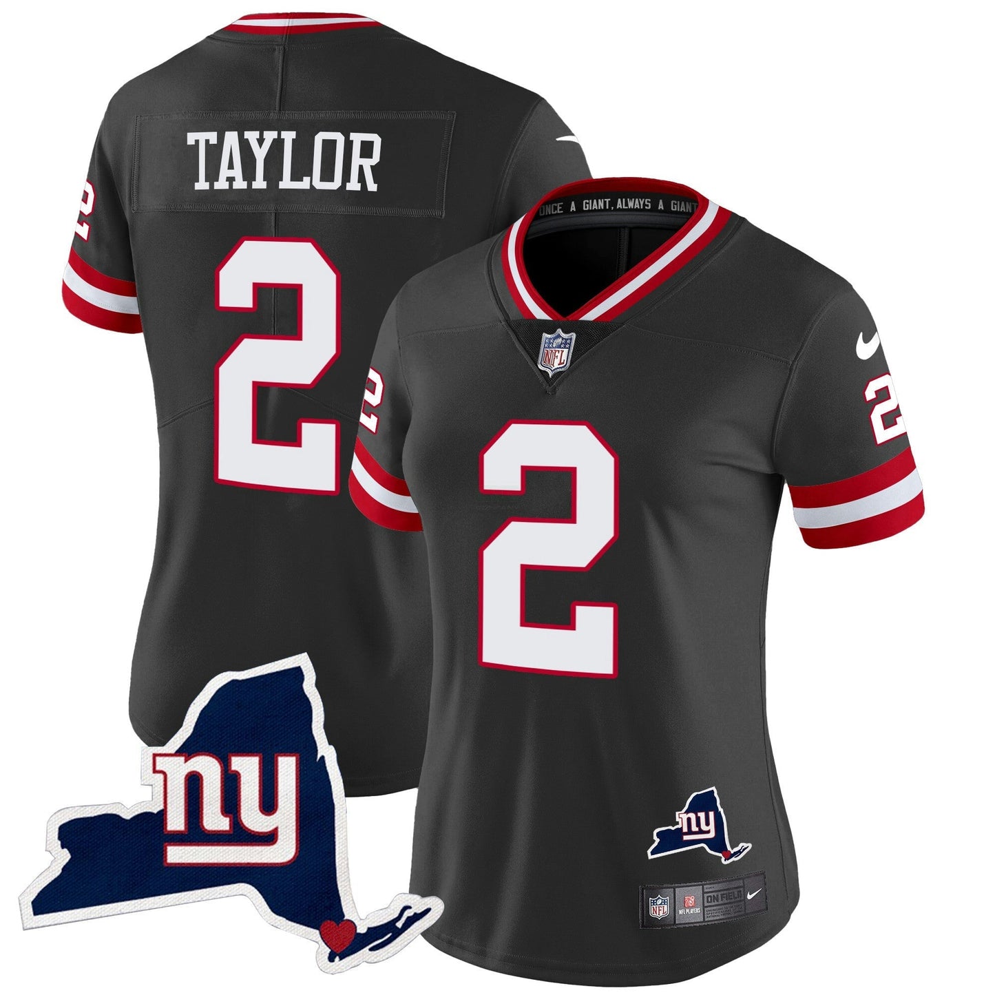 Camisa NFL Women’s New York State Map Patch Limited Jersey V2