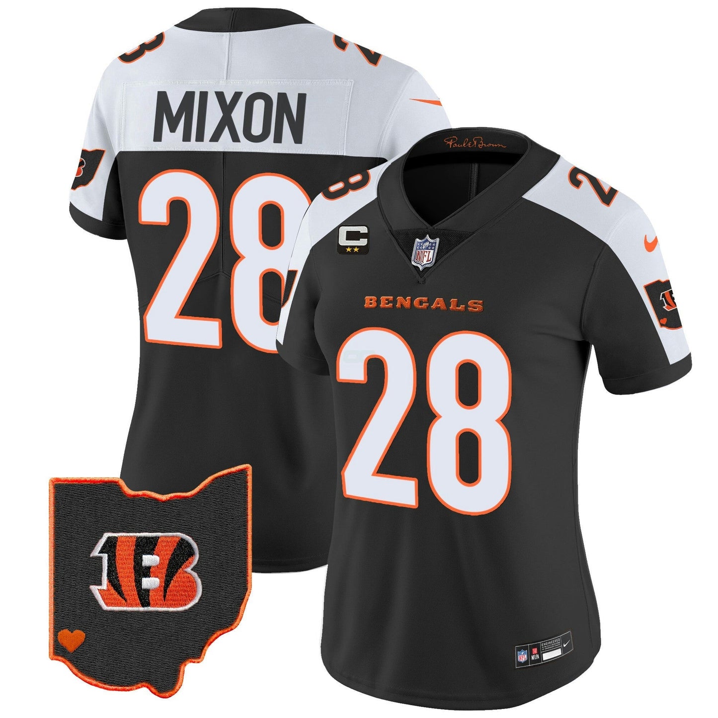 Camisa NFL Women’s Ohio Patch Vapor Limited Jersey