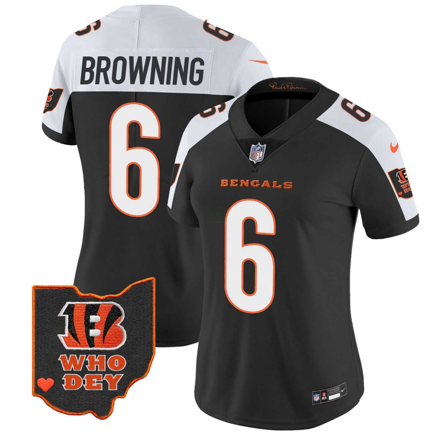 Camisa NFL Women’s Ohio Patch Vapor Limited Jersey V2