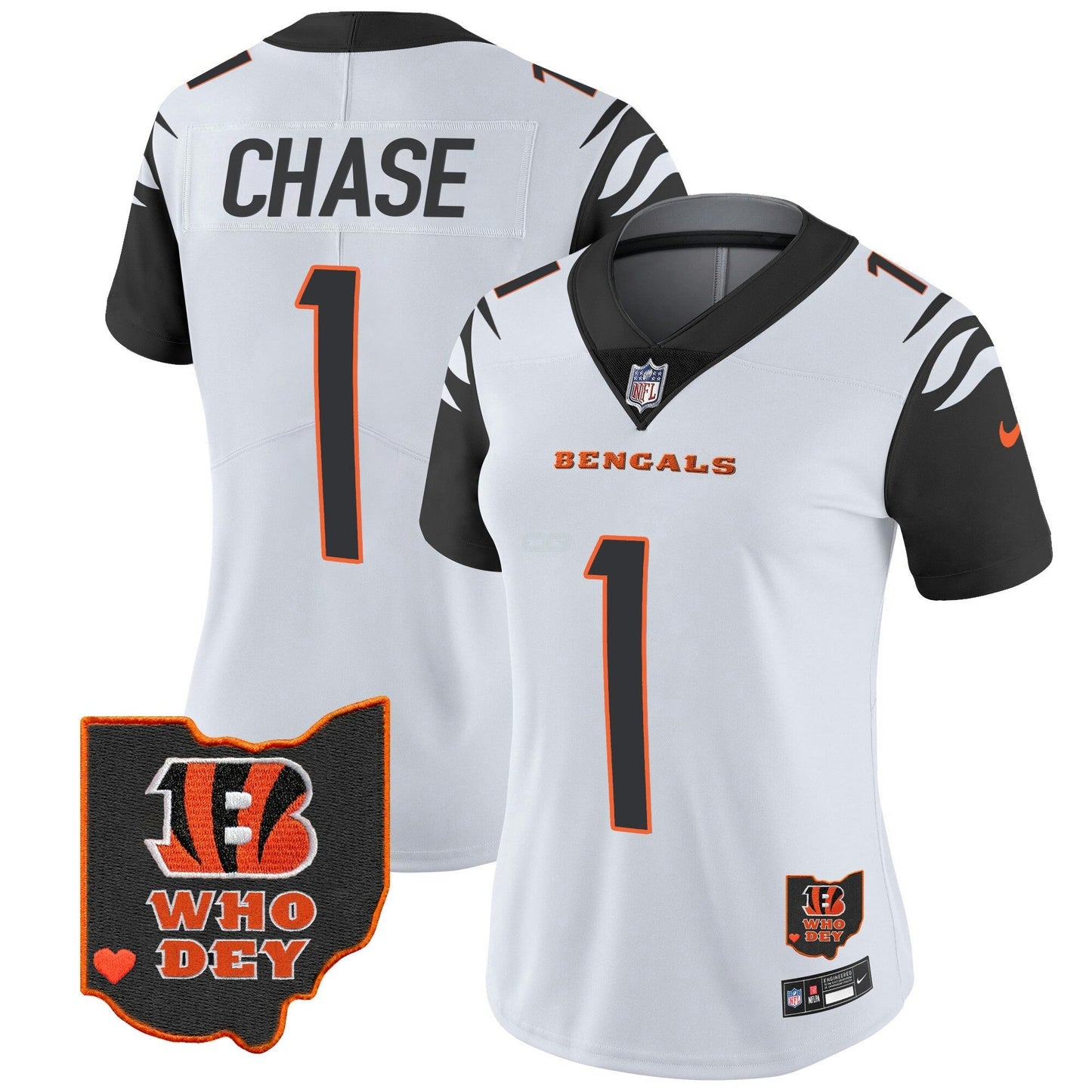 Camisa NFL Women’s Ohio Patch Vapor Limited Jersey V2