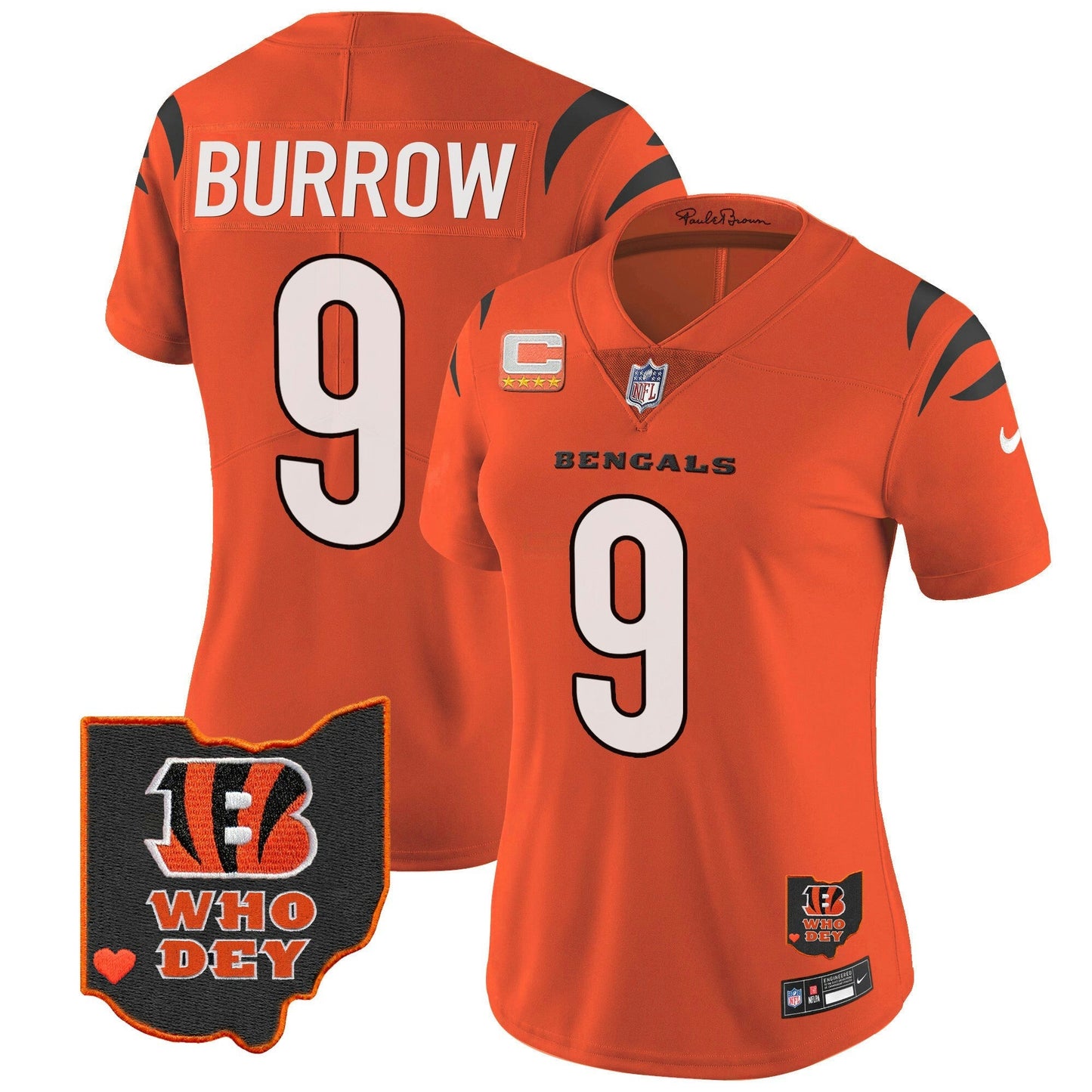 Camisa NFL Women’s Ohio Patch Vapor Limited Jersey V2