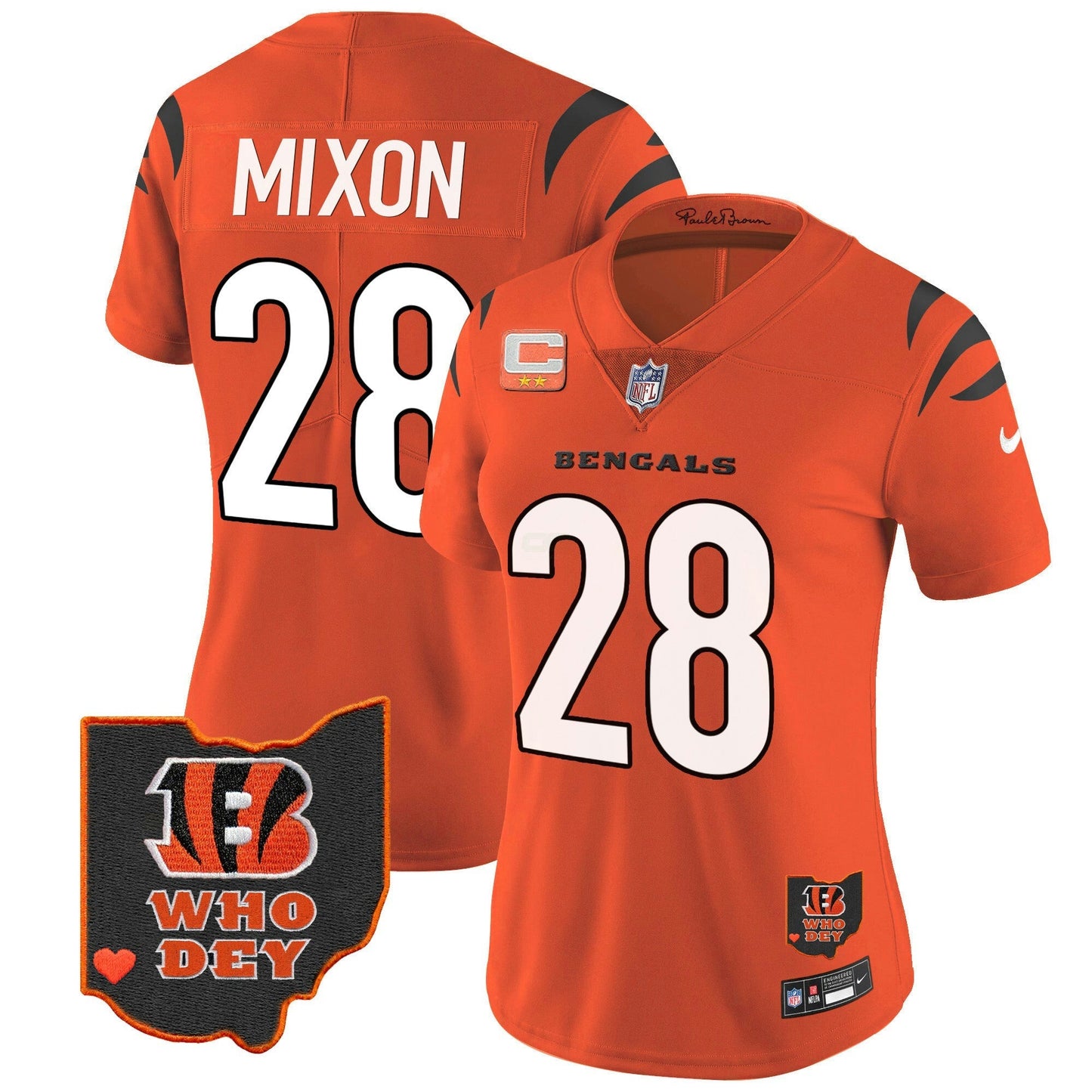 Camisa NFL Women’s Ohio Patch Vapor Limited Jersey V2