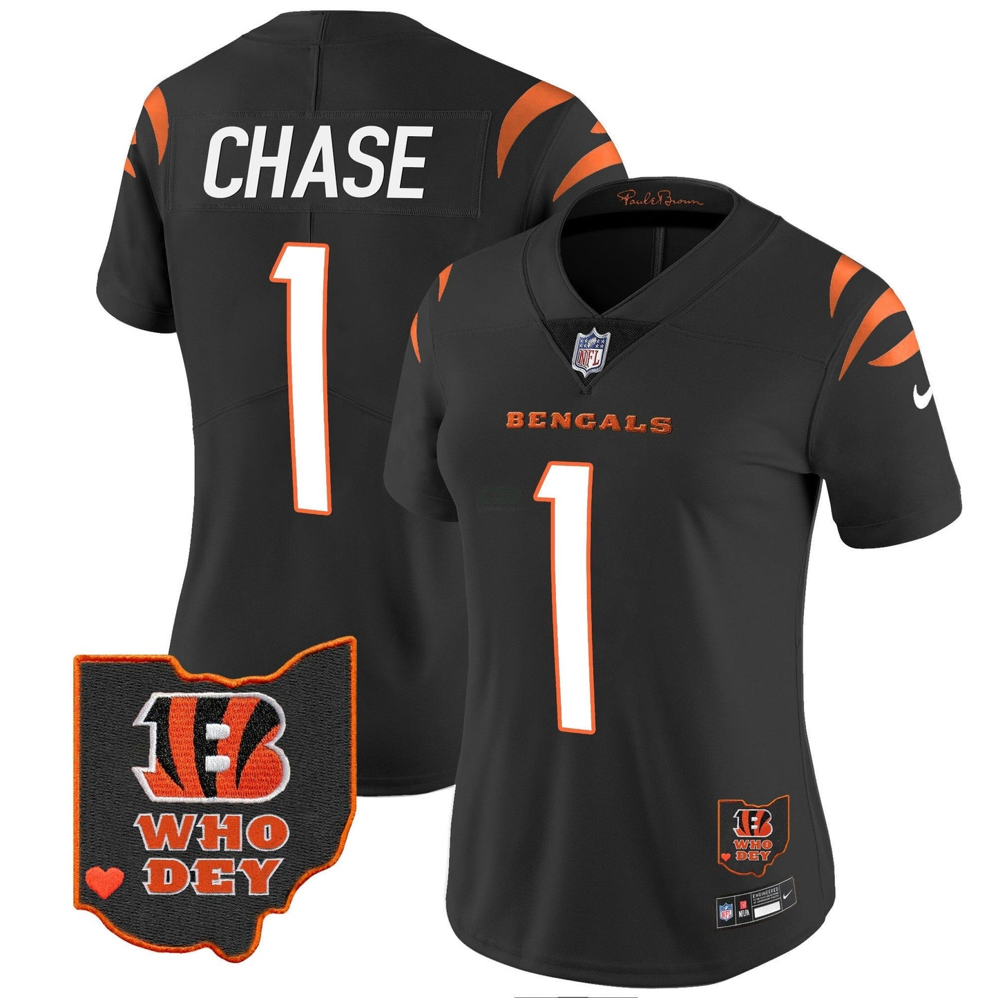 Camisa NFL Women’s Ohio Patch Vapor Limited Jersey V2