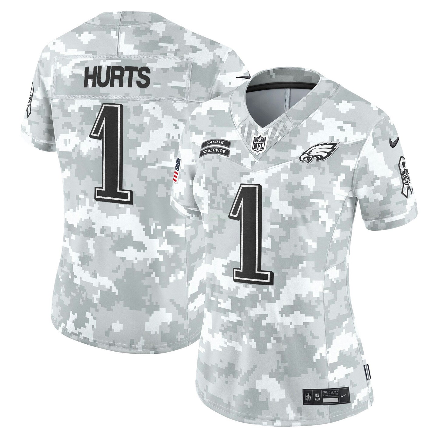 Camisa NFL Women’s Philadelphia 2024 Salute to Service Vapor Limited Jersey