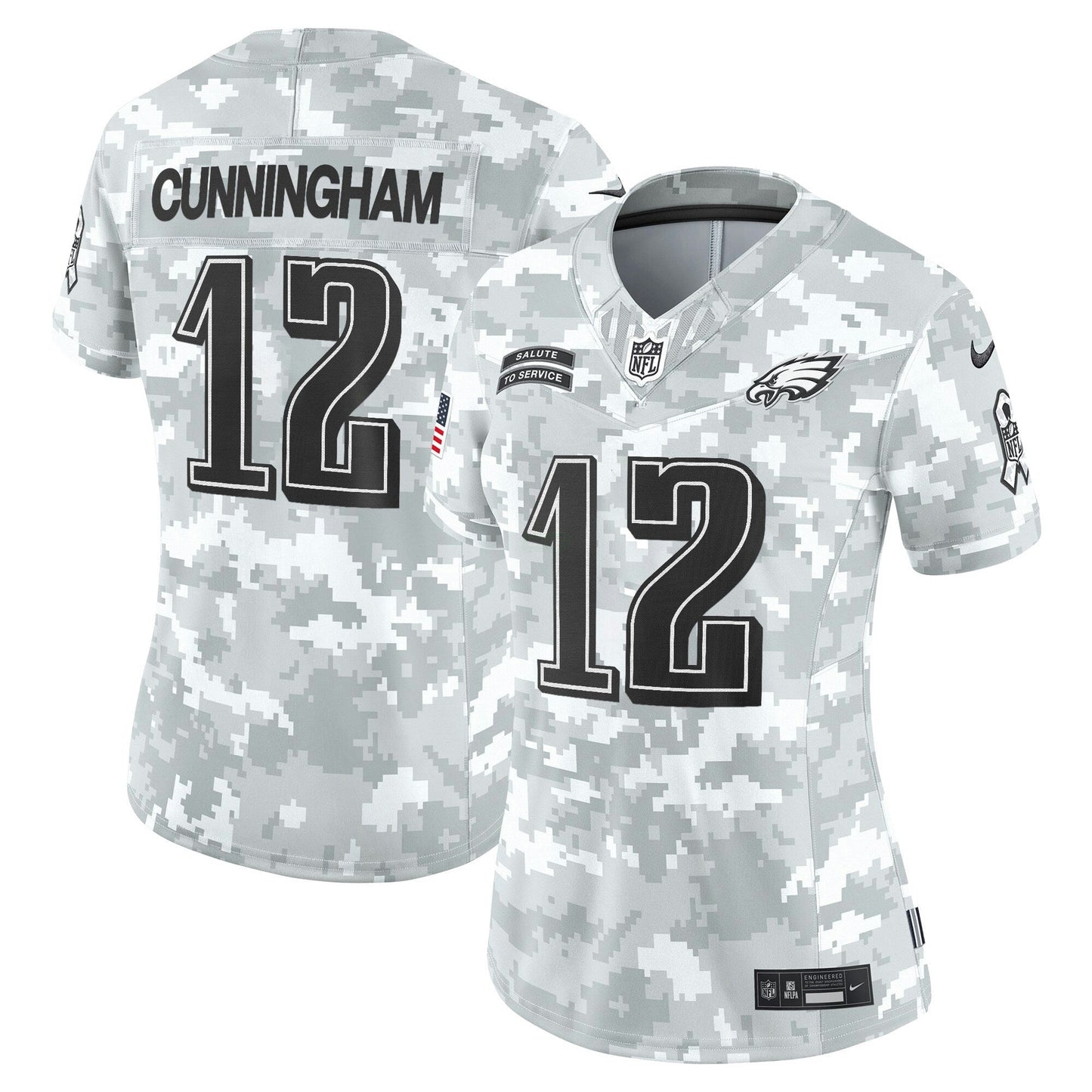 Camisa NFL Women’s Philadelphia 2024 Salute to Service Vapor Limited Jersey