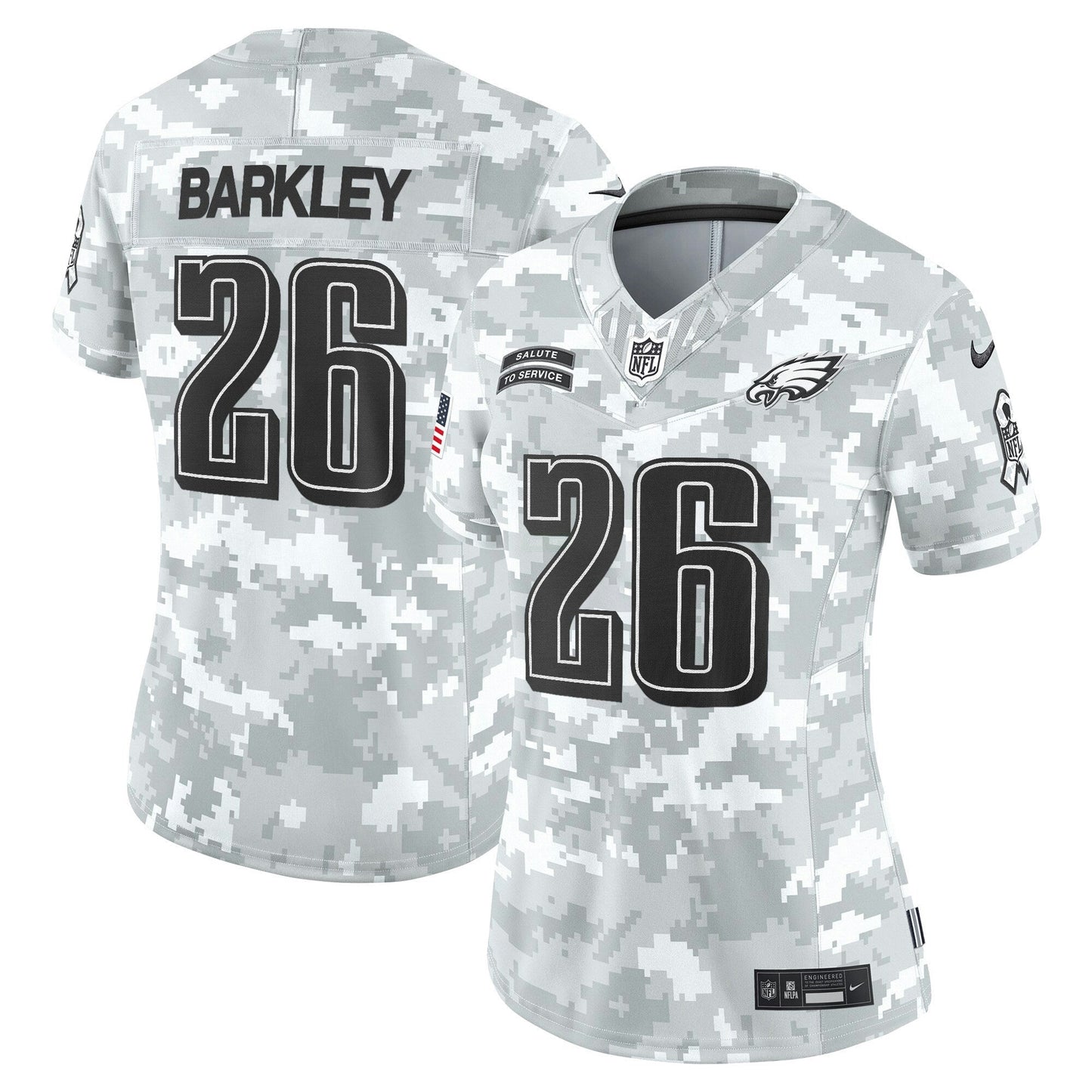 Camisa NFL Women’s Philadelphia 2024 Salute to Service Vapor Limited Jersey