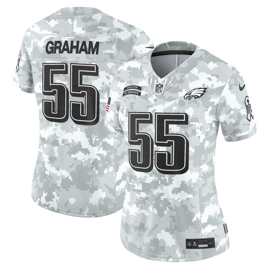 Camisa NFL Women’s Philadelphia 2024 Salute to Service Vapor Limited Jersey