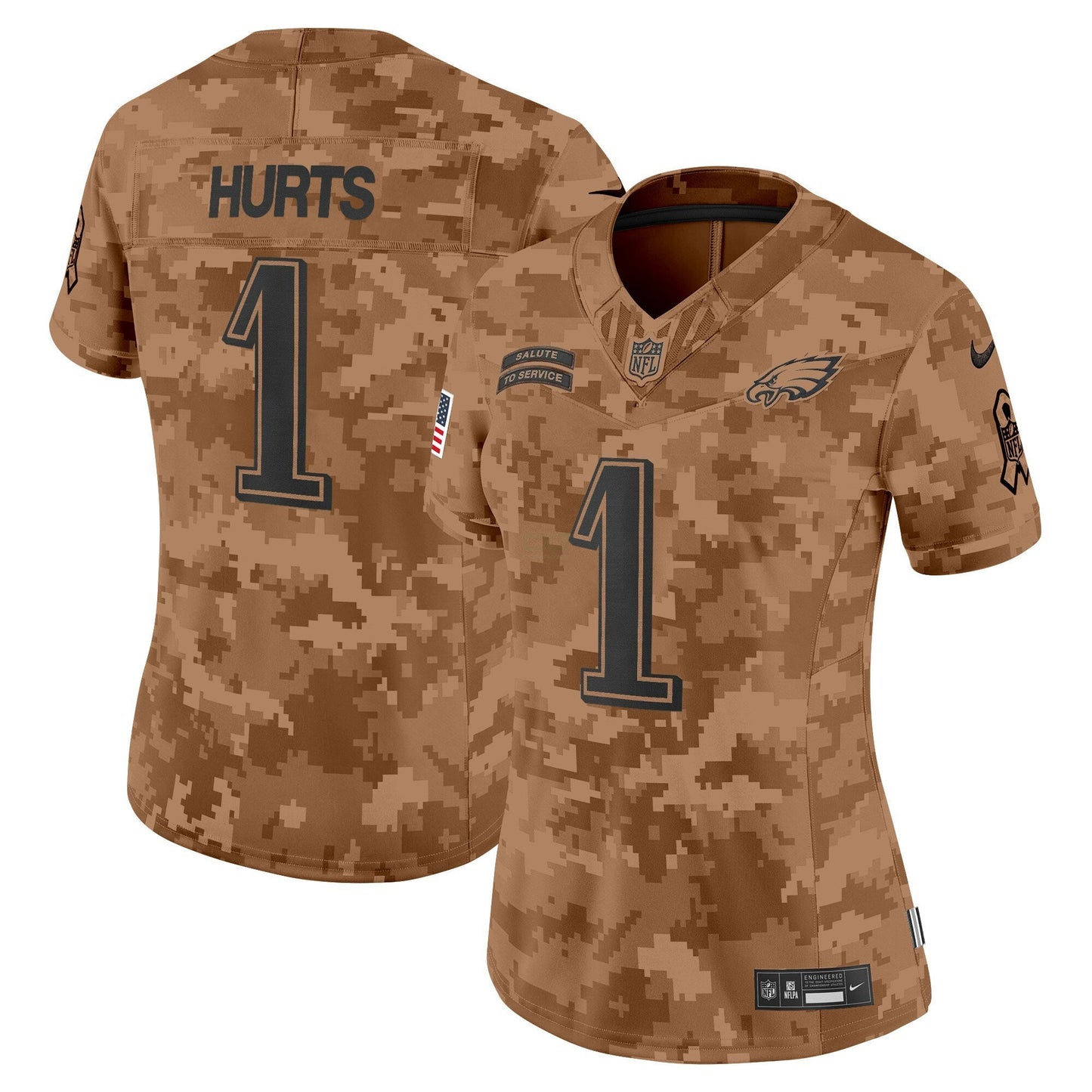 Camisa NFL Women’s Philadelphia 2024 Salute to Service Vapor Limited Jersey