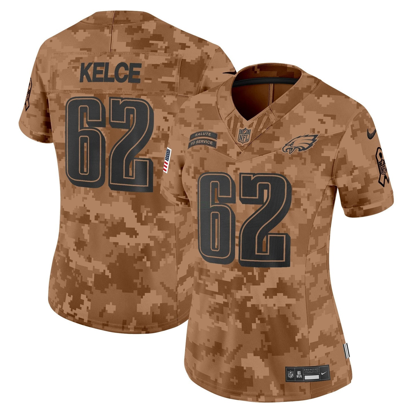 Camisa NFL Women’s Philadelphia 2024 Salute to Service Vapor Limited Jersey