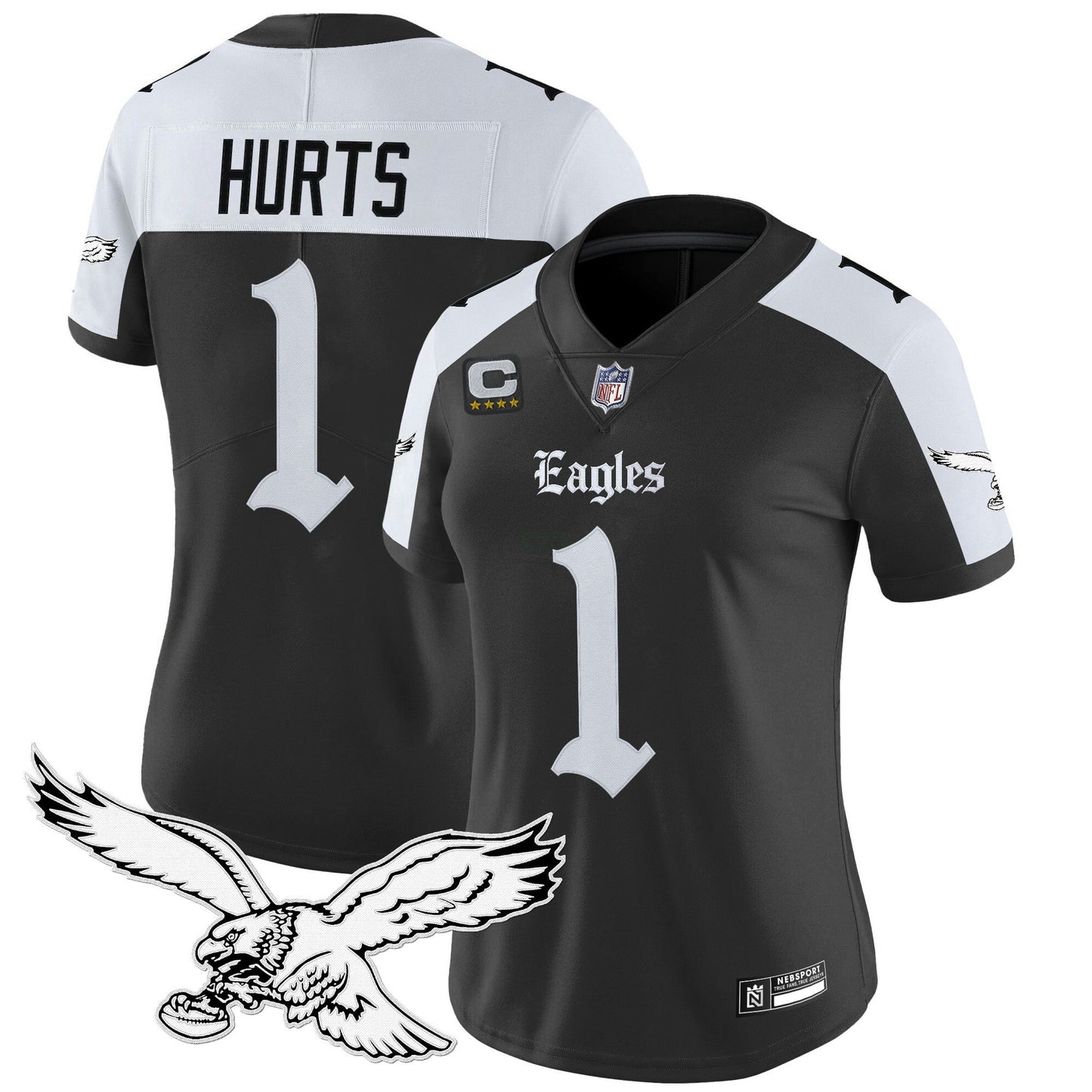 Camisa NFL Women’s Philadelphia ‘Gothic Philly Edition’ Vapor Limited Jersey