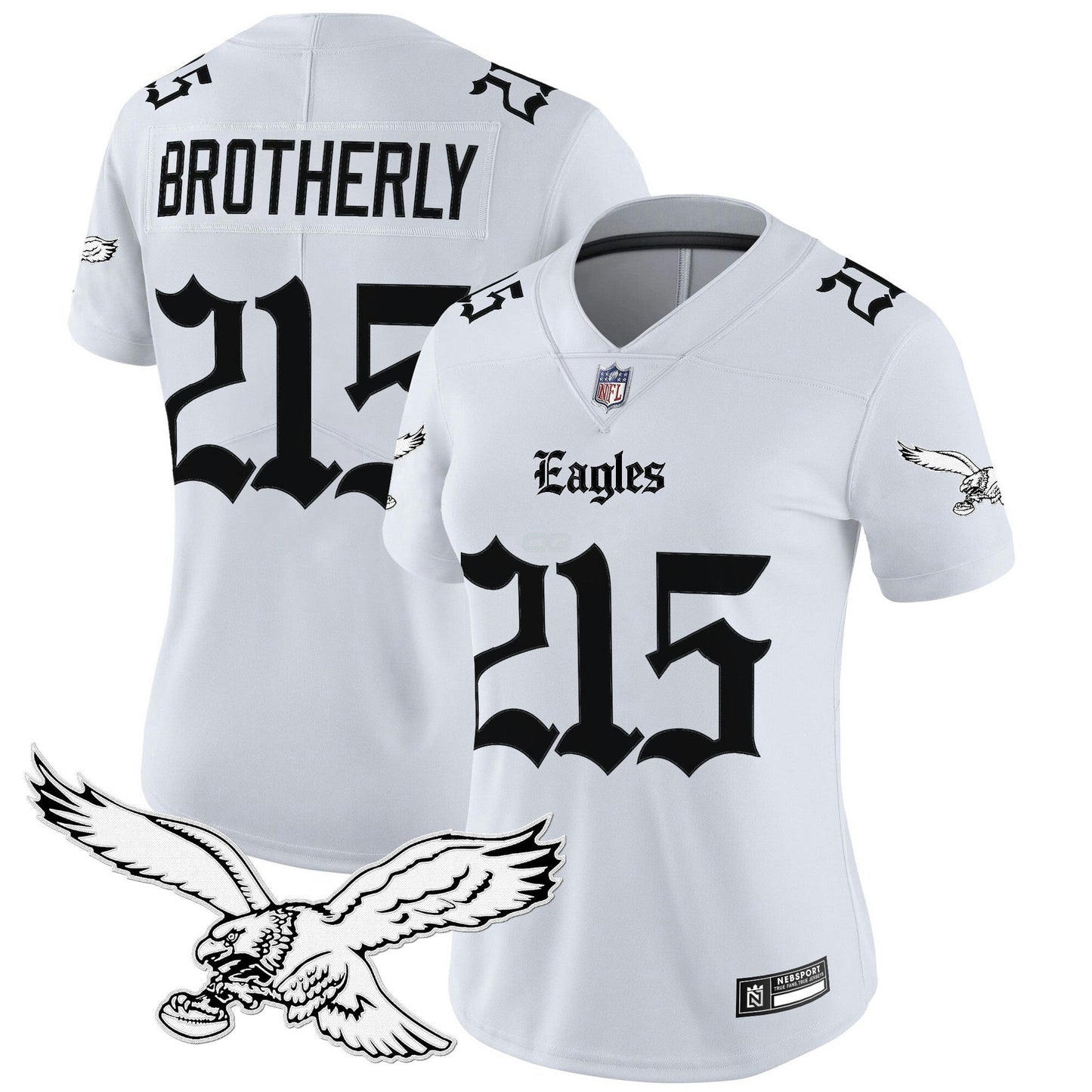 Camisa NFL Women’s Philadelphia ‘Gothic Philly Edition’ Vapor Limited Jersey