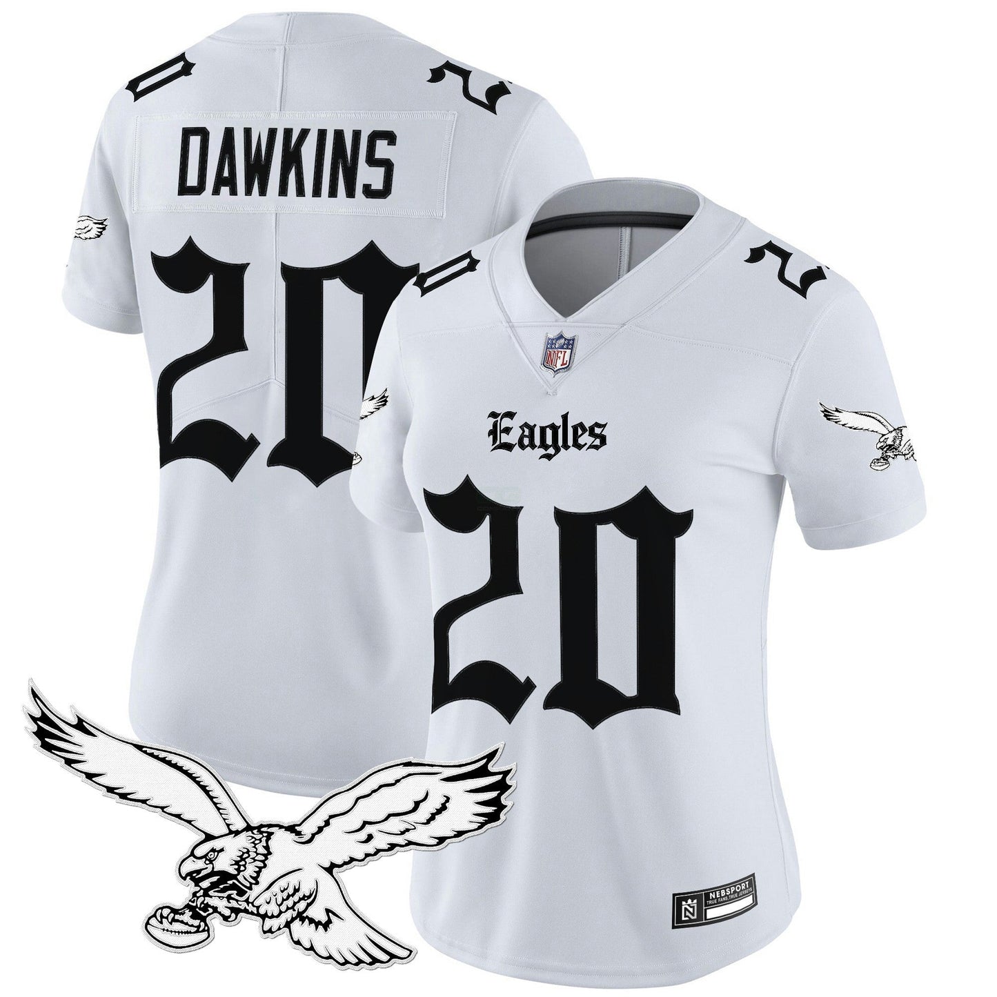 Camisa NFL Women’s Philadelphia ‘Gothic Philly Edition’ Vapor Limited Jersey