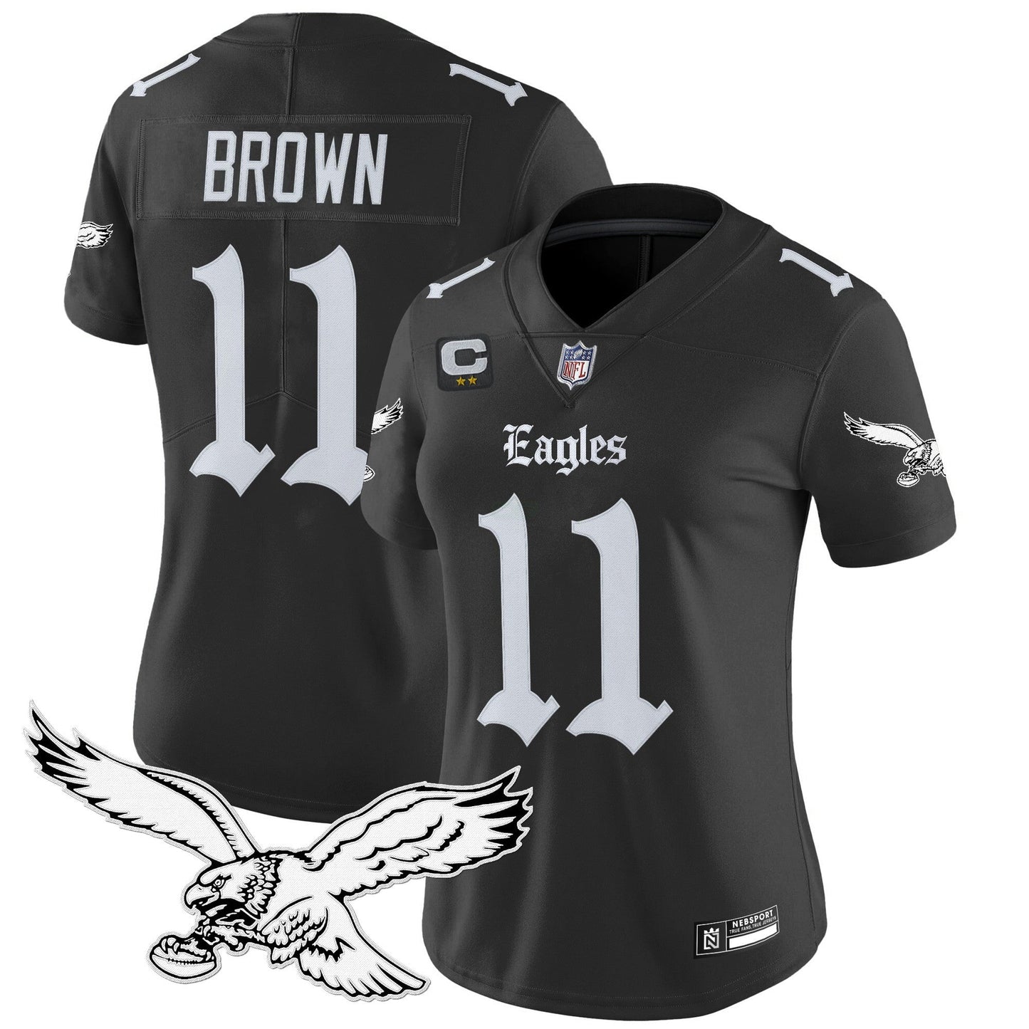 Camisa NFL Women’s Philadelphia ‘Gothic Philly Edition’ Vapor Limited Jersey