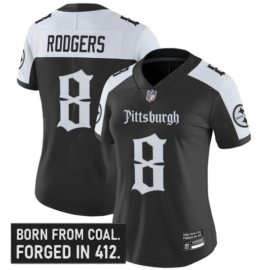 Camisa NFL Women’s Pittsburgh ‘Gothic Steel City Edition’ Vapor Limited Jersey
