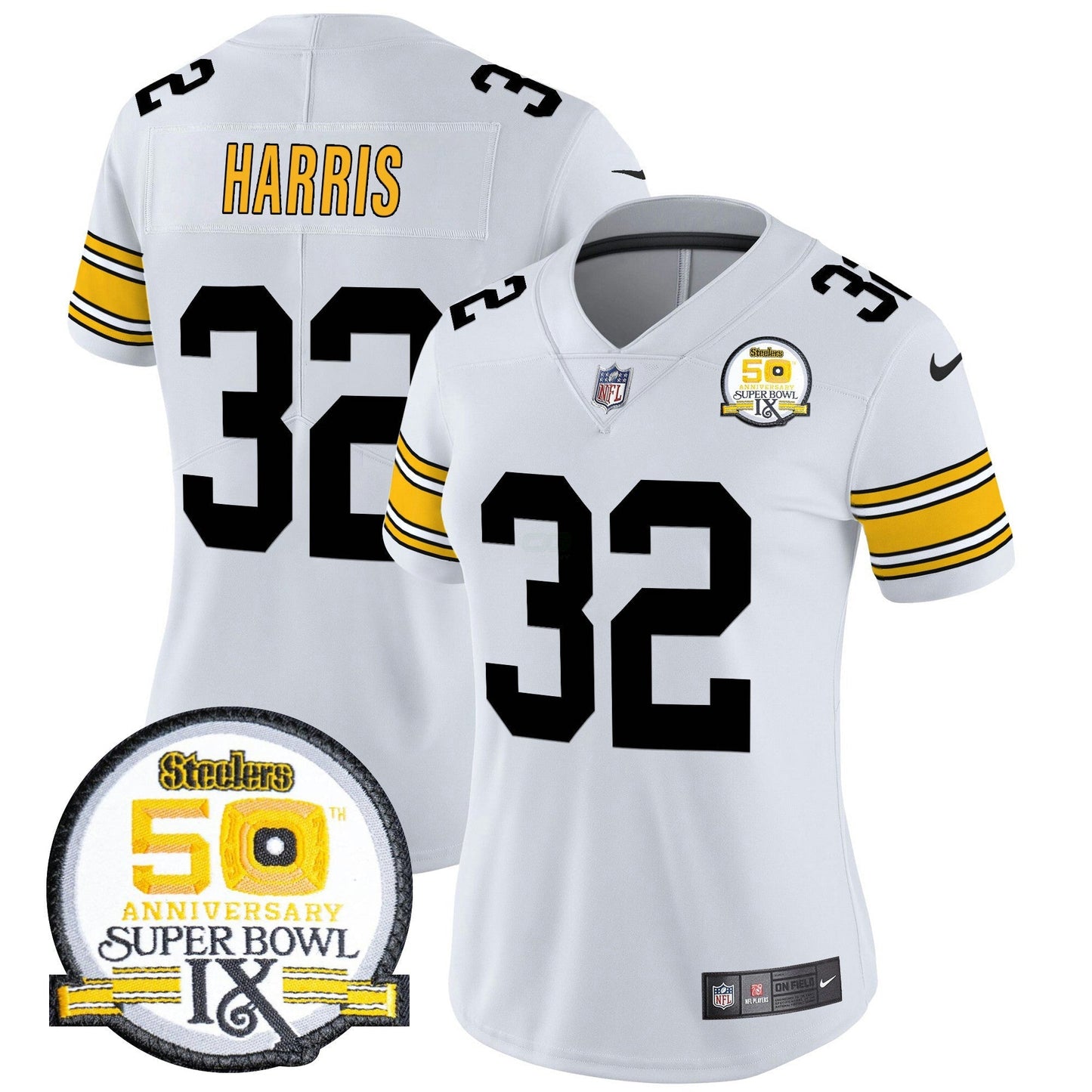 Camisa NFL Women’s Pittsburgh Throwback 2024 Vapor Limited Jersey