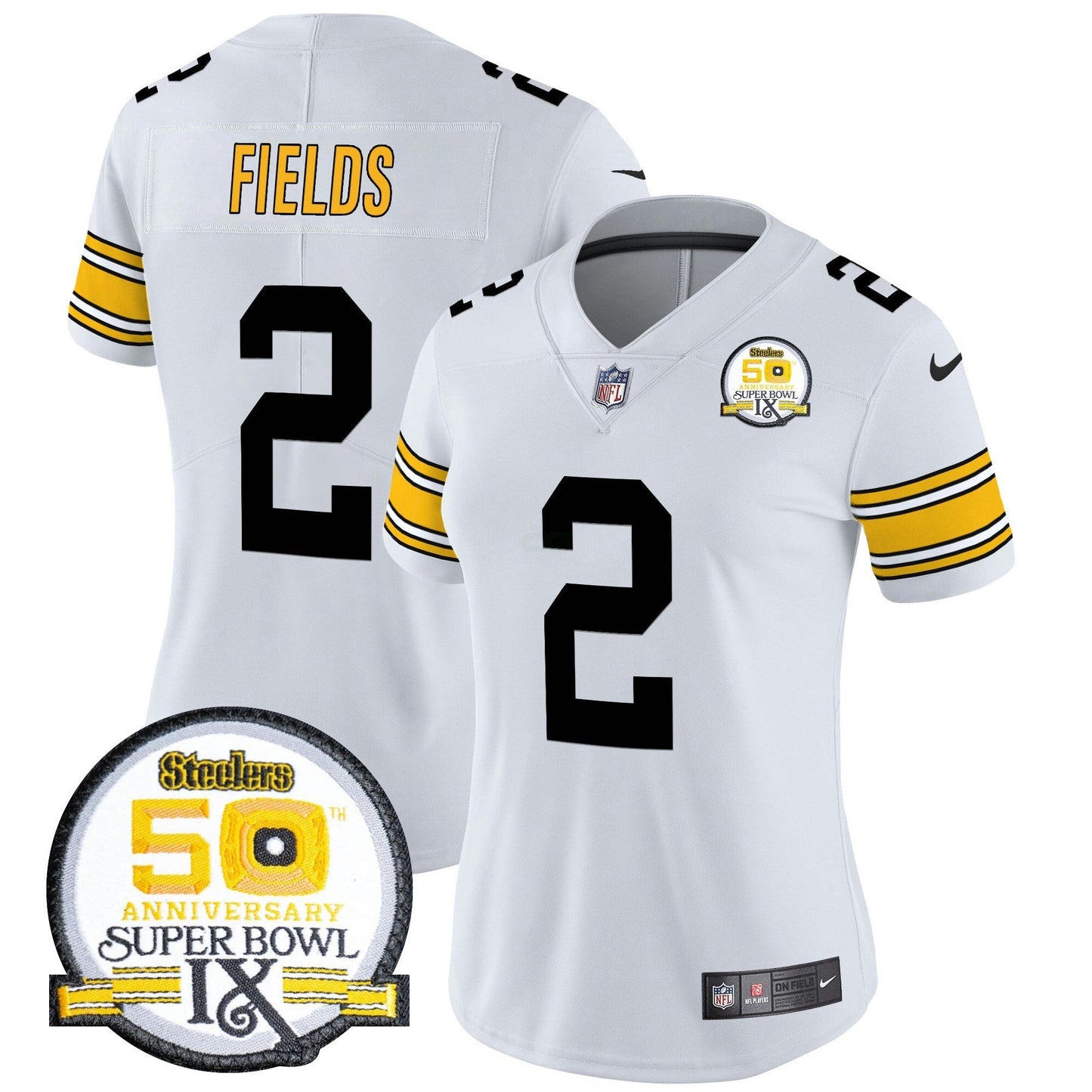Camisa NFL Women’s Pittsburgh Throwback 2024 Vapor Limited Jersey