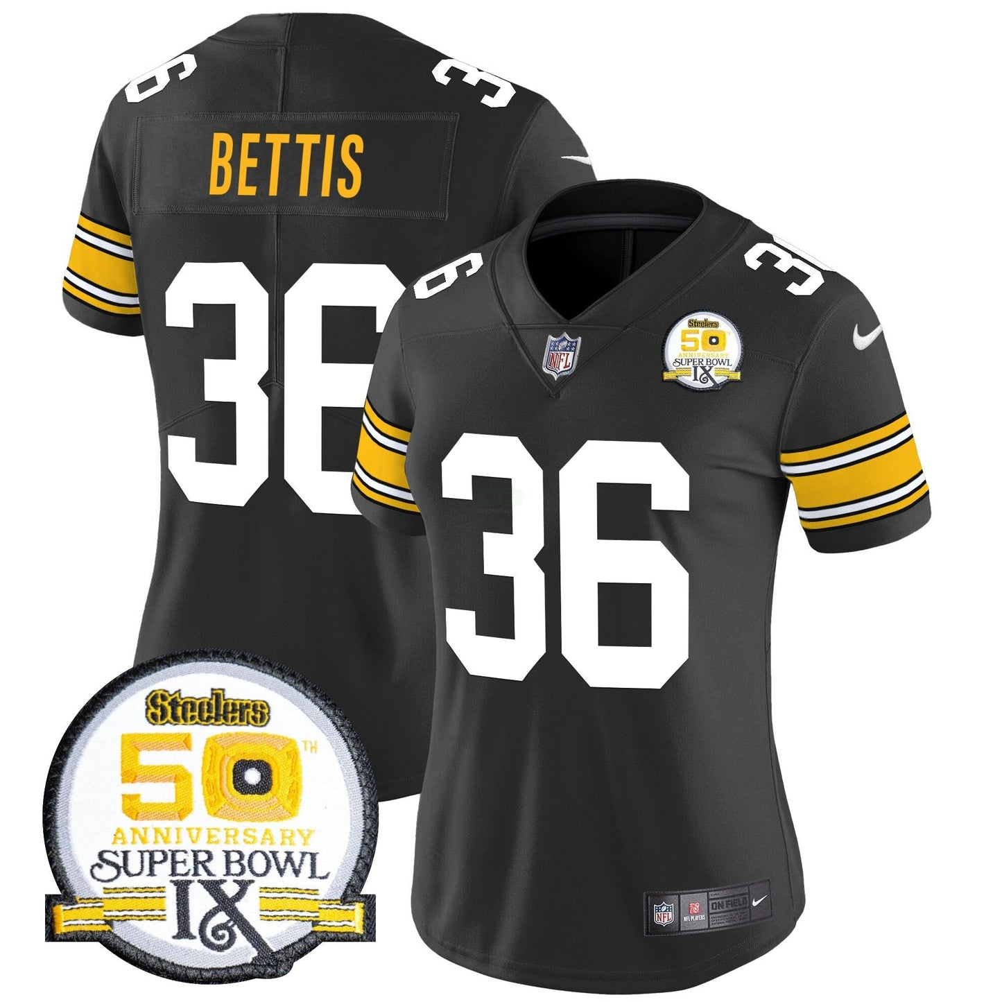 Camisa NFL Women’s Pittsburgh Throwback 2024 Vapor Limited Jersey