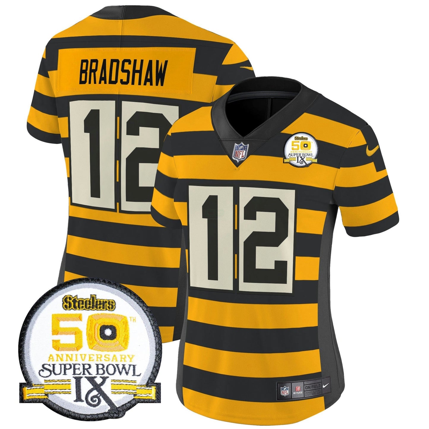 Camisa NFL Women’s Pittsburgh Throwback 2024 Vapor Limited Jersey