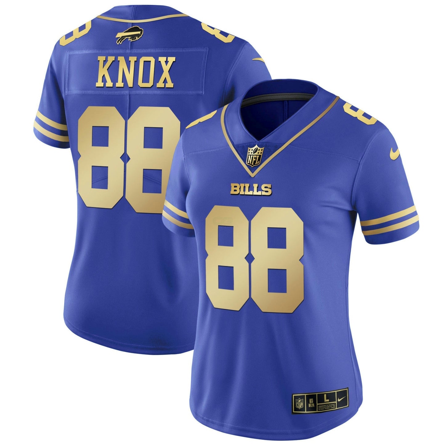 Camisa NFL Women’s Preta Vermelha Vapor Jersey