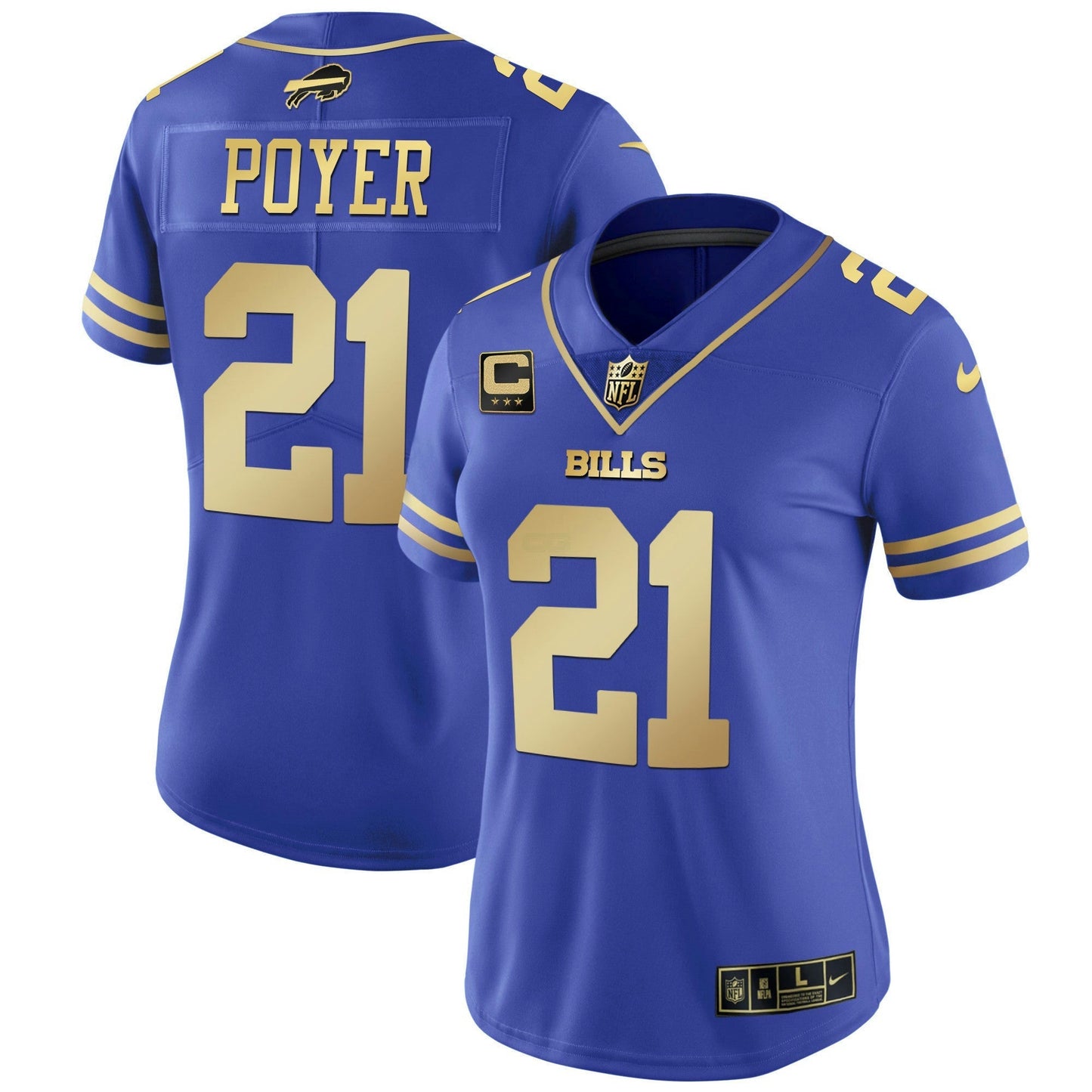 Camisa NFL Women’s Preta Vermelha Vapor Jersey