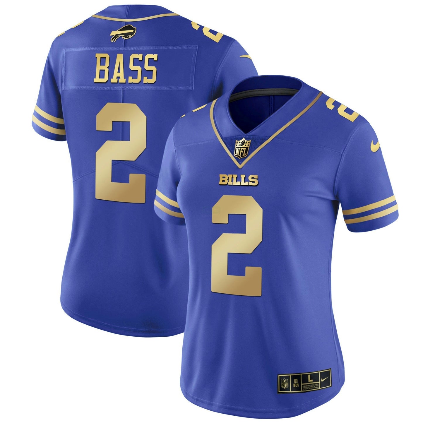 Camisa NFL Women’s Preta Vermelha Vapor Jersey