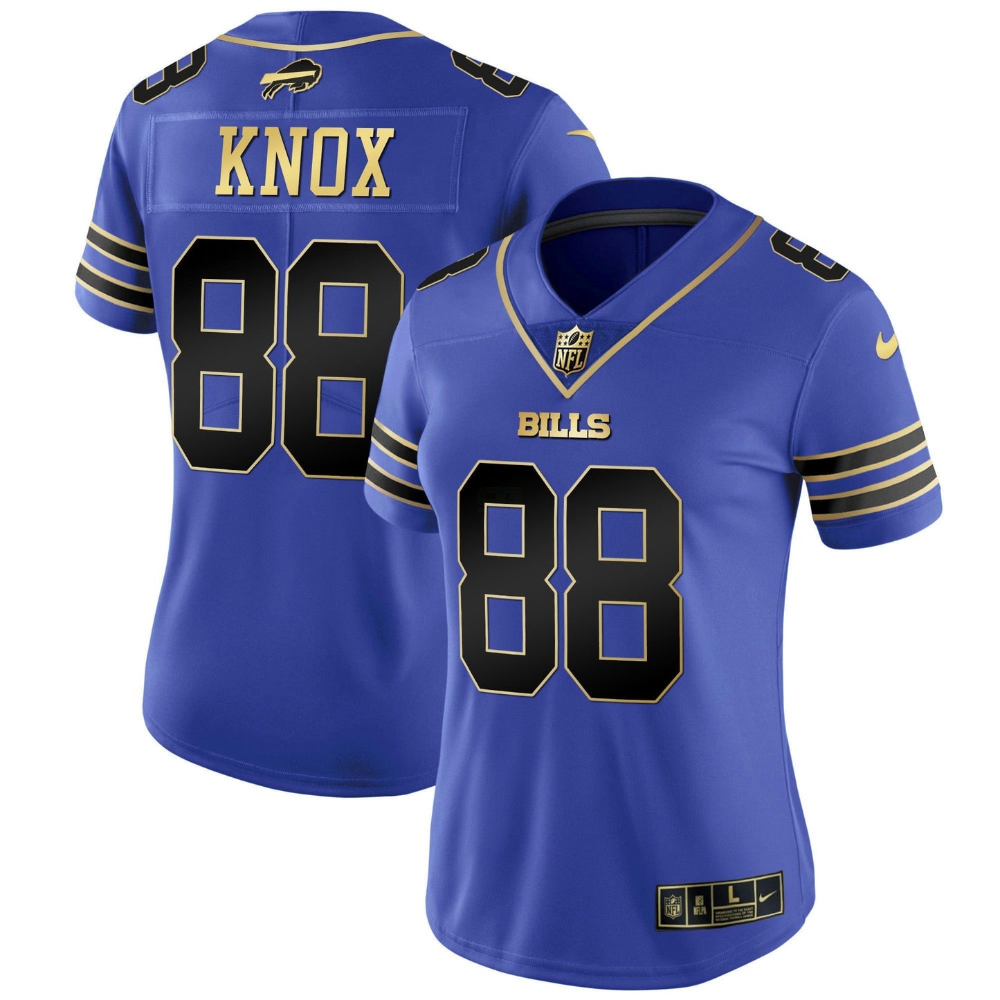 Camisa NFL Women’s Preta Vermelha Vapor Jersey